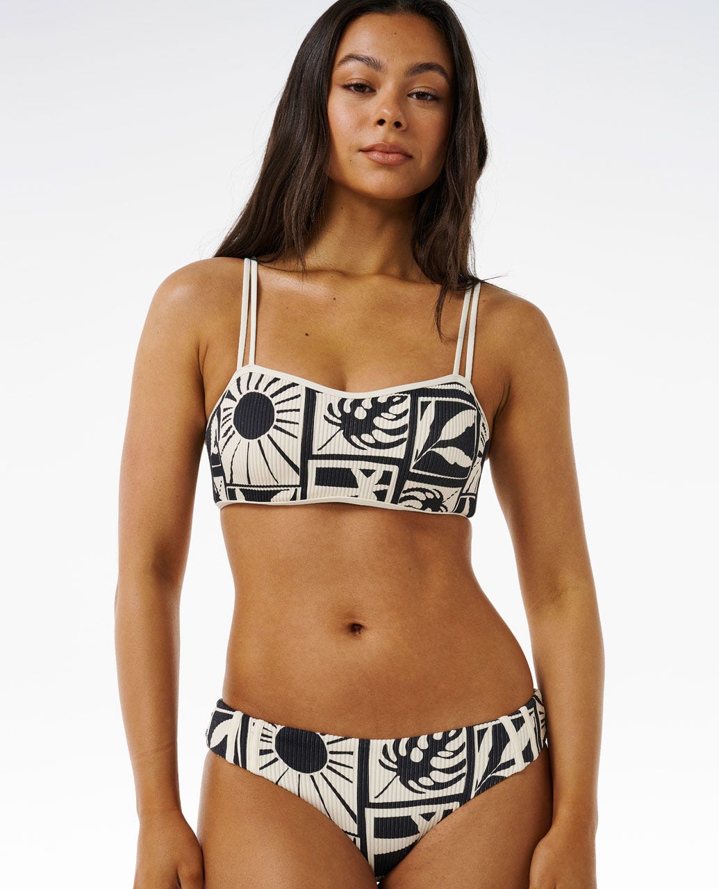 Santorini Sun Cheeky Coverage Hipster Bikini Bottom