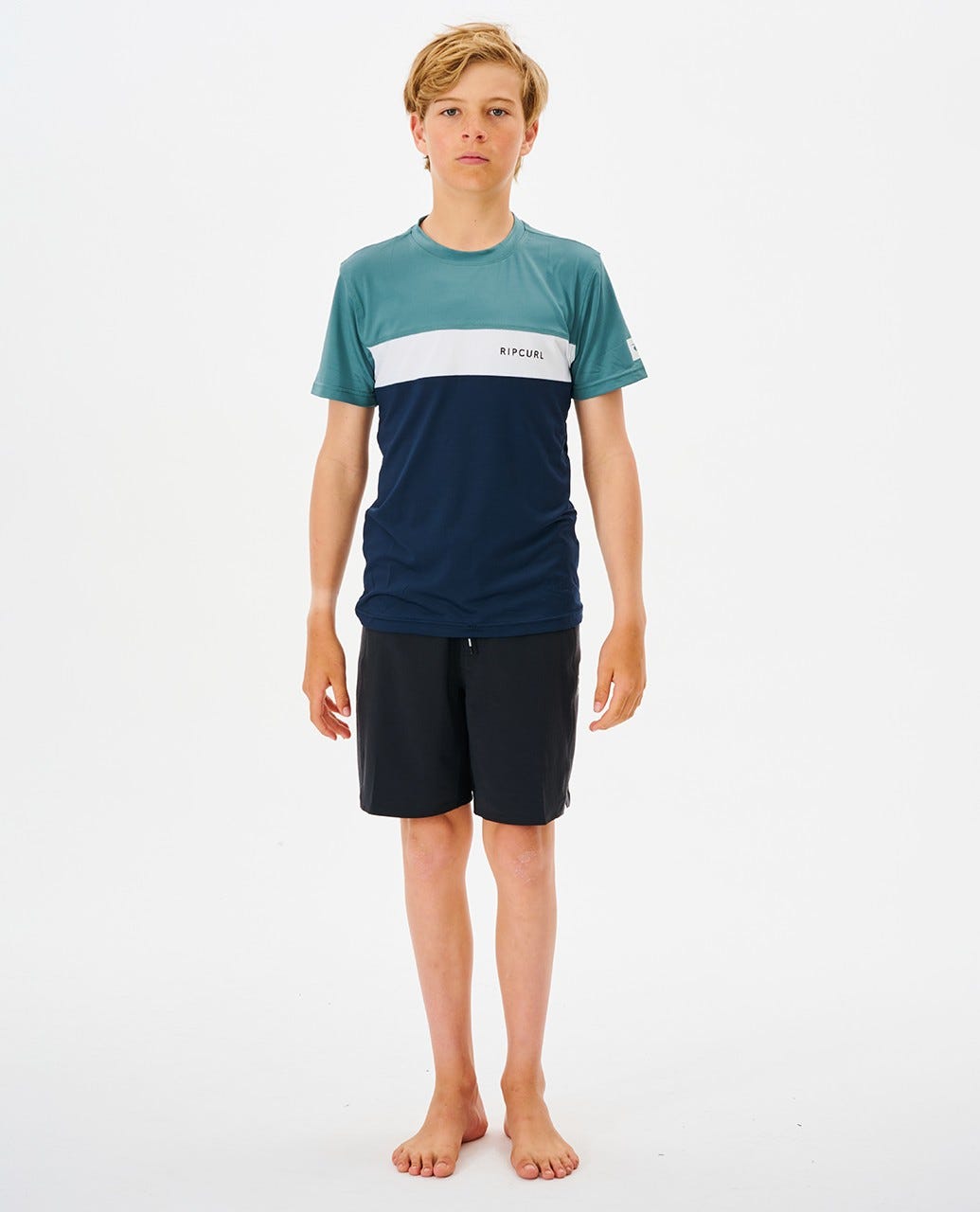 Undertow Short Sleeve Rash Vest - Boys (8-16 years)