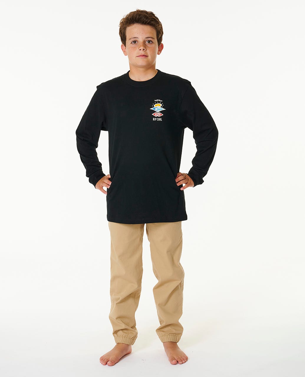 Search Icon Long Sleeve Tee - Boys (8-16 years)