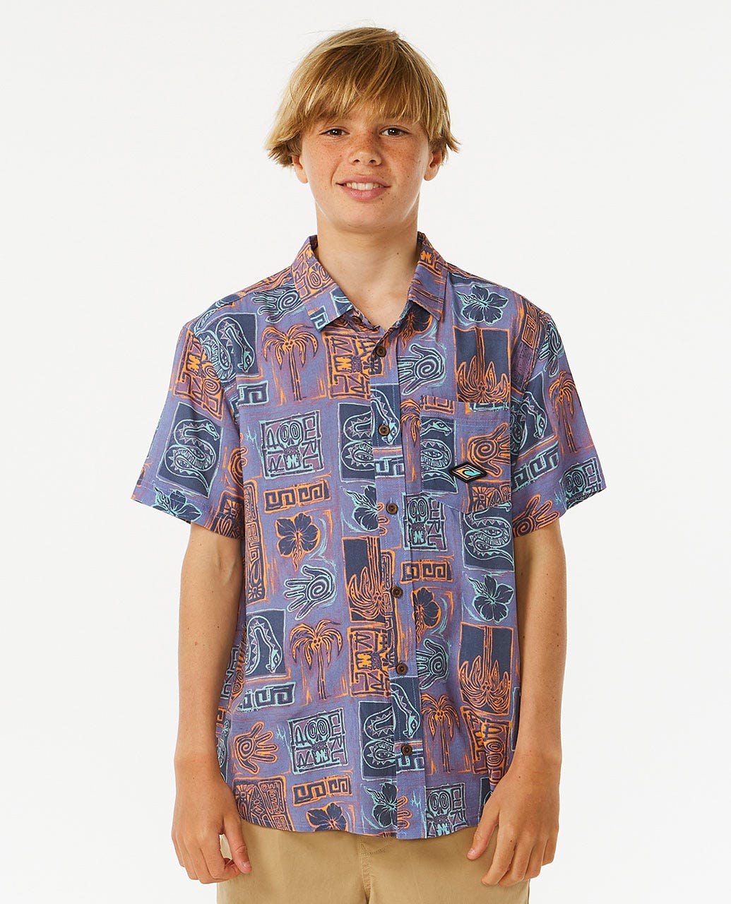Lost Islands Short Sleeve Shirt - Boys (8-16 years)