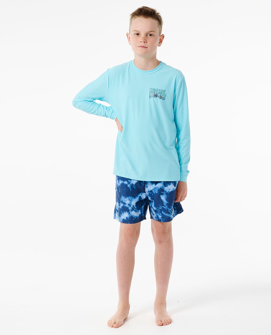 Pushin Daisies UPF Long Sleeve Rash Vest - Boys (8-16 years)
