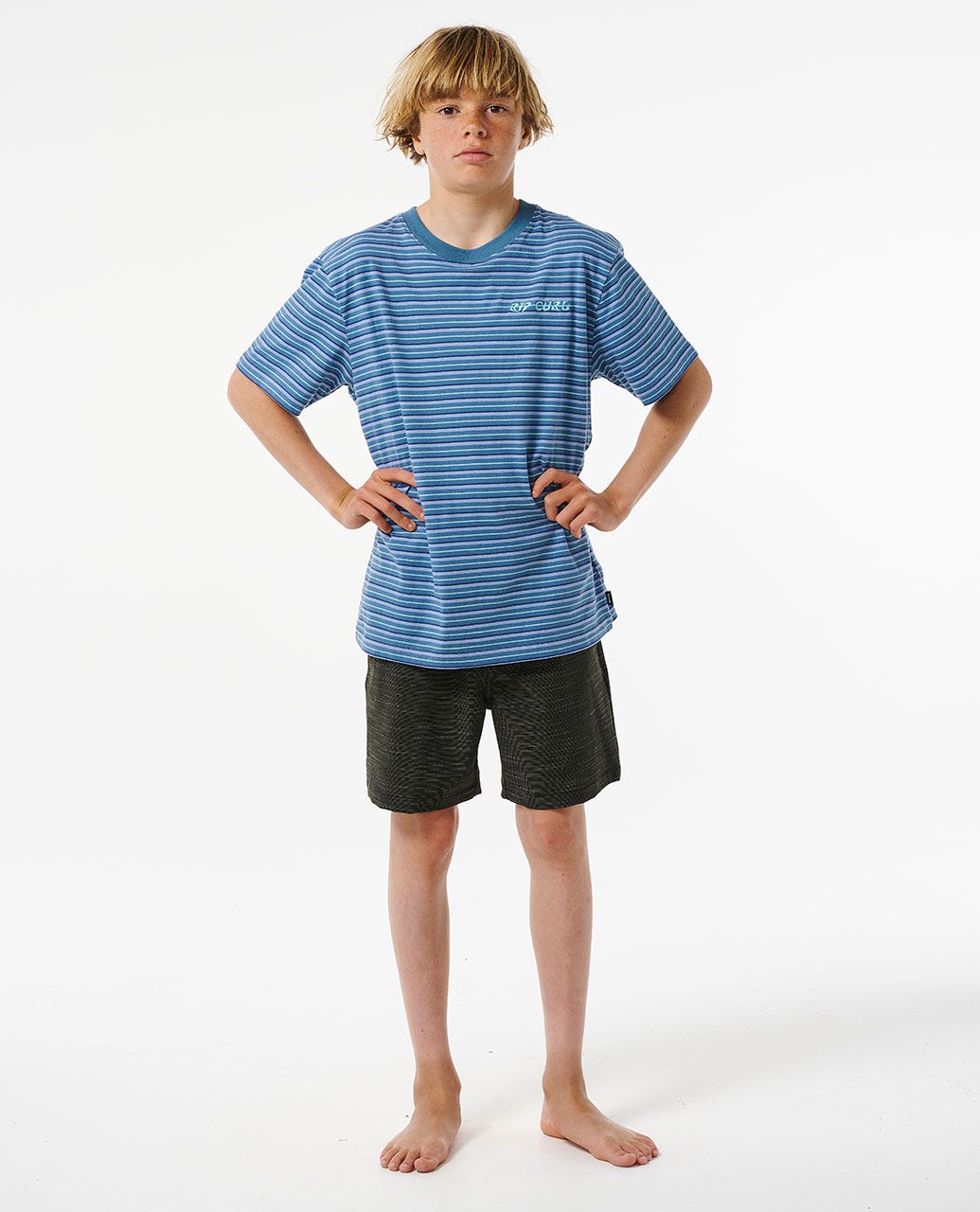 Shred Revival Stripe Tee - Boys (8-16 years)