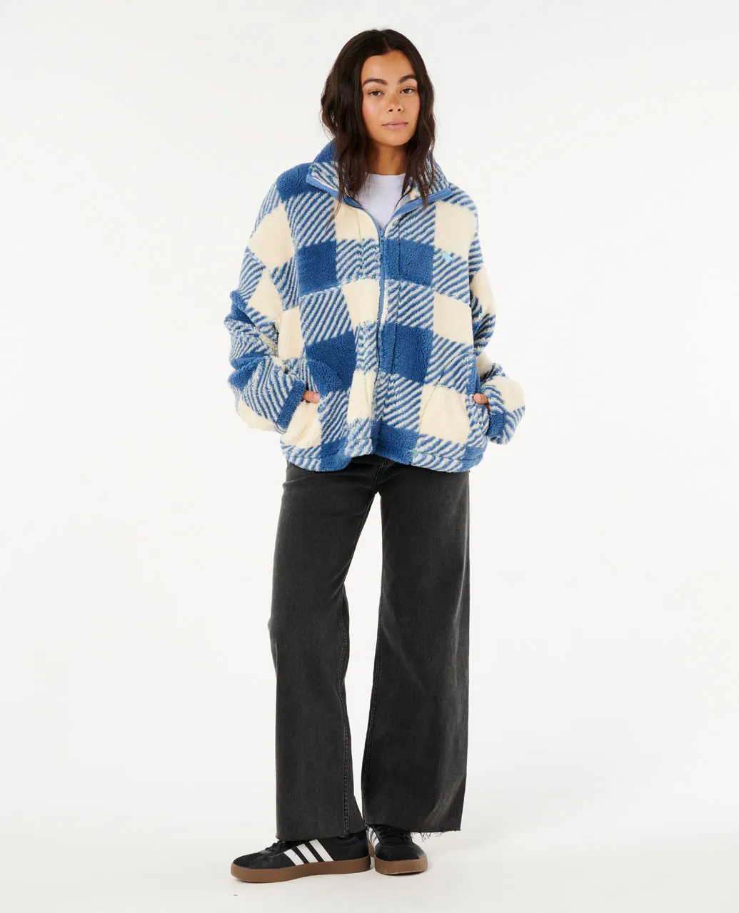 Neon Isles Zip Through Polar Fleece