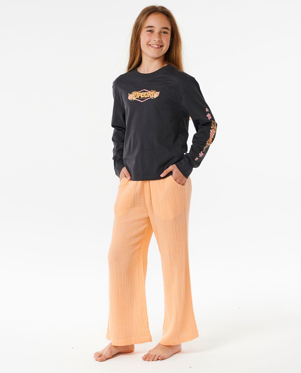 Hidden Tropic Long Sleeve Tee - Girls (8-14 years)