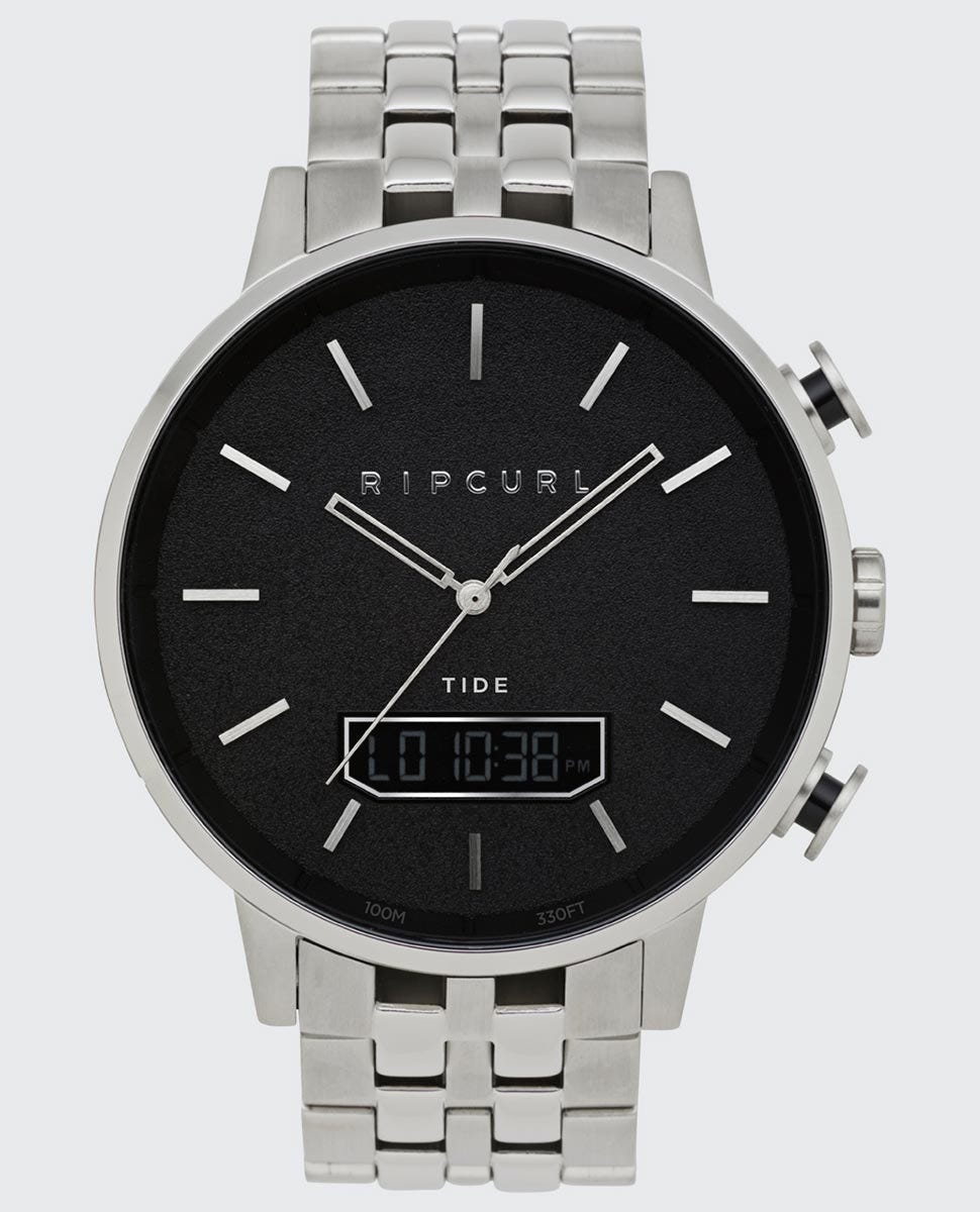 Detroit Tide Digital Stainless Steel Watch