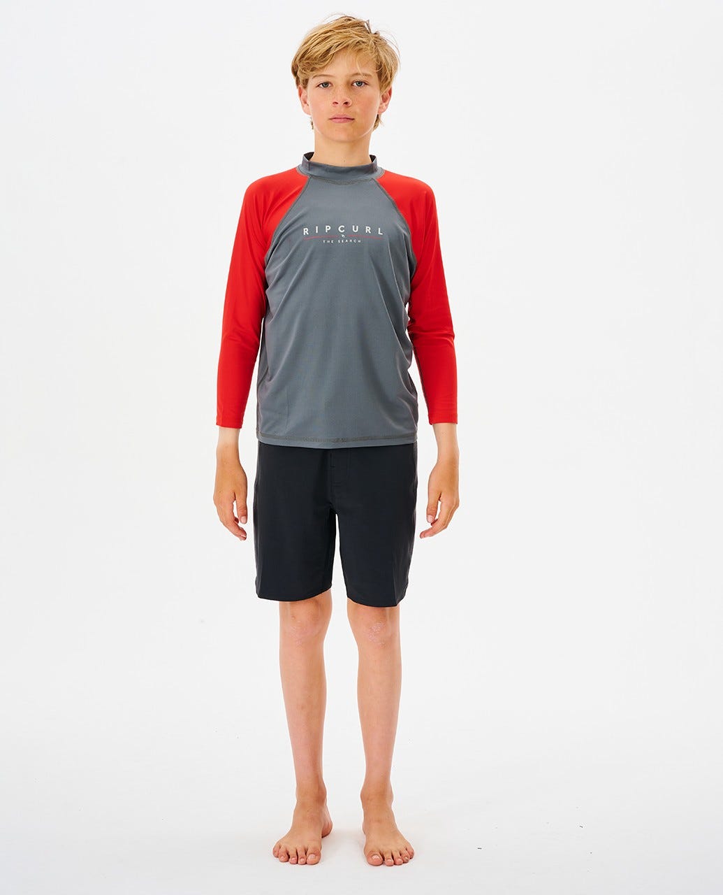 Shockwaves Long Sleeve UPF Rash Vest - Boys (8-16 years)