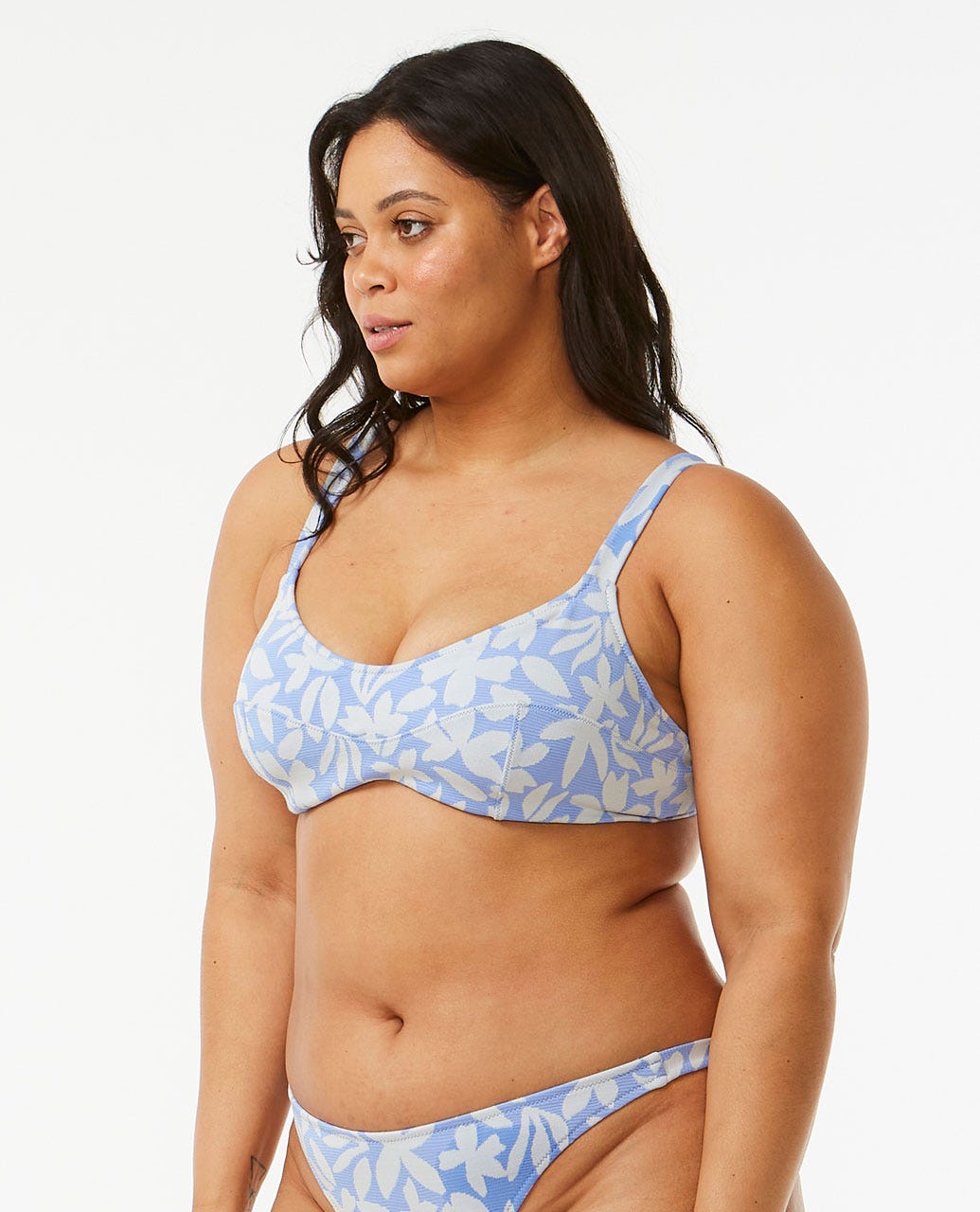 Holiday Tropics D-DD Crop Bikini Top