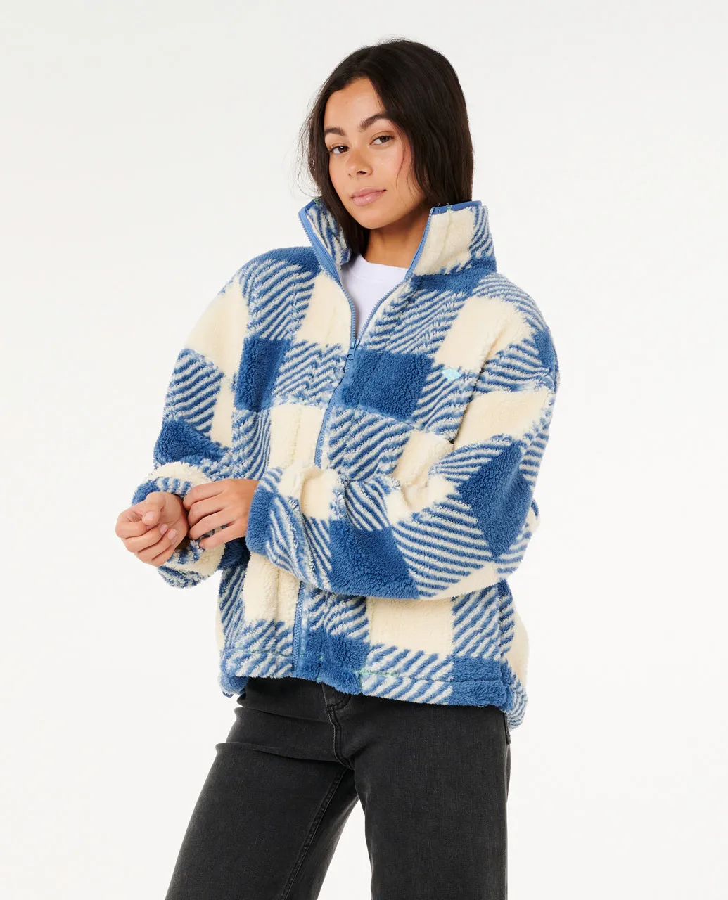 Neon Isles Zip Through Polar Fleece