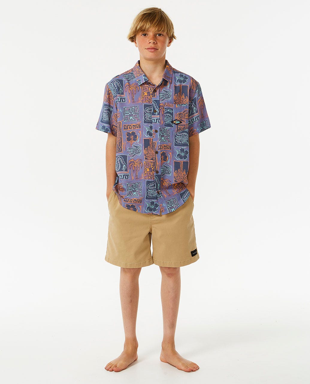 Lost Islands Short Sleeve Shirt - Boys (8-16 years)