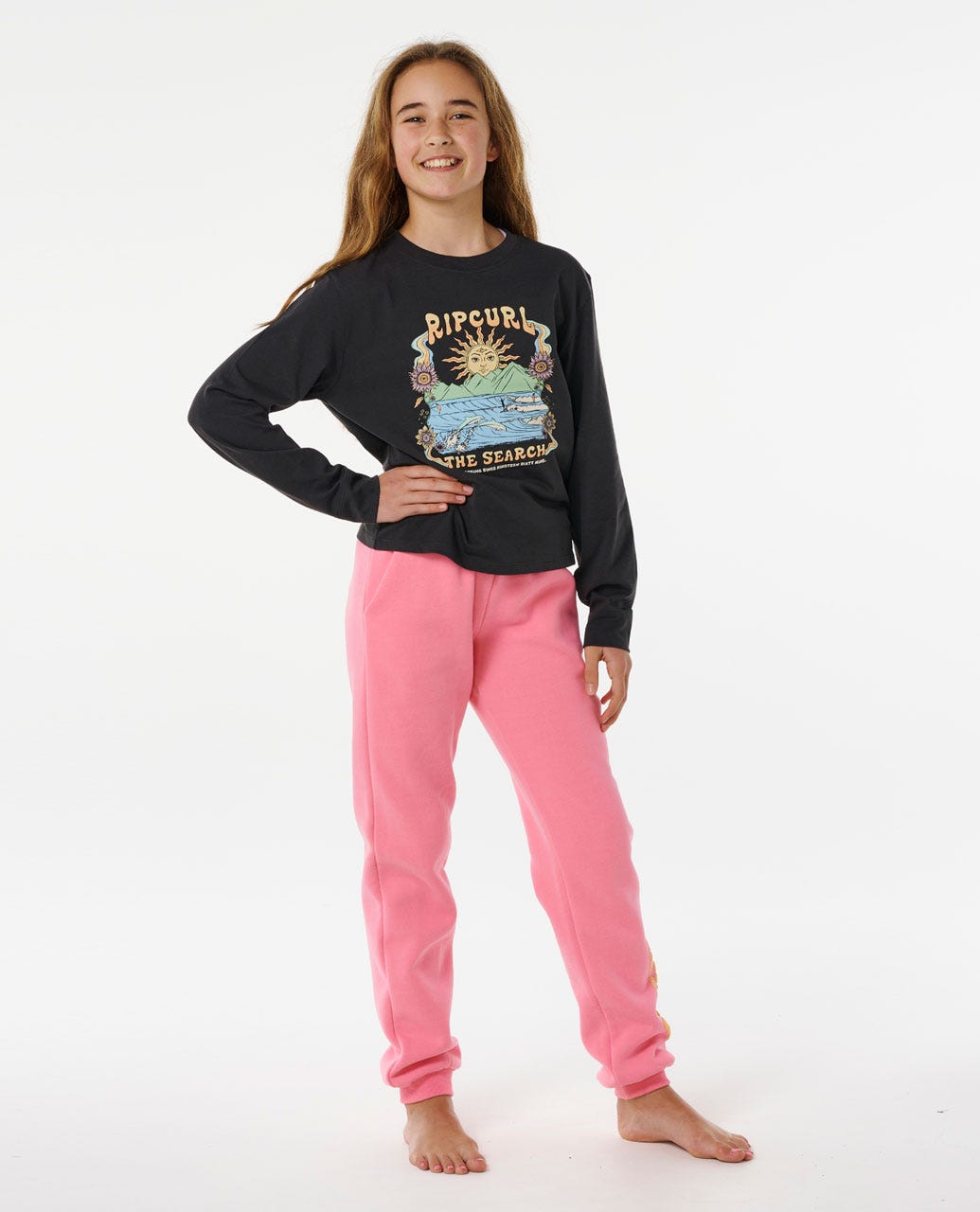 Hibiscus Heat Track Pant - Girls (8-14 years)