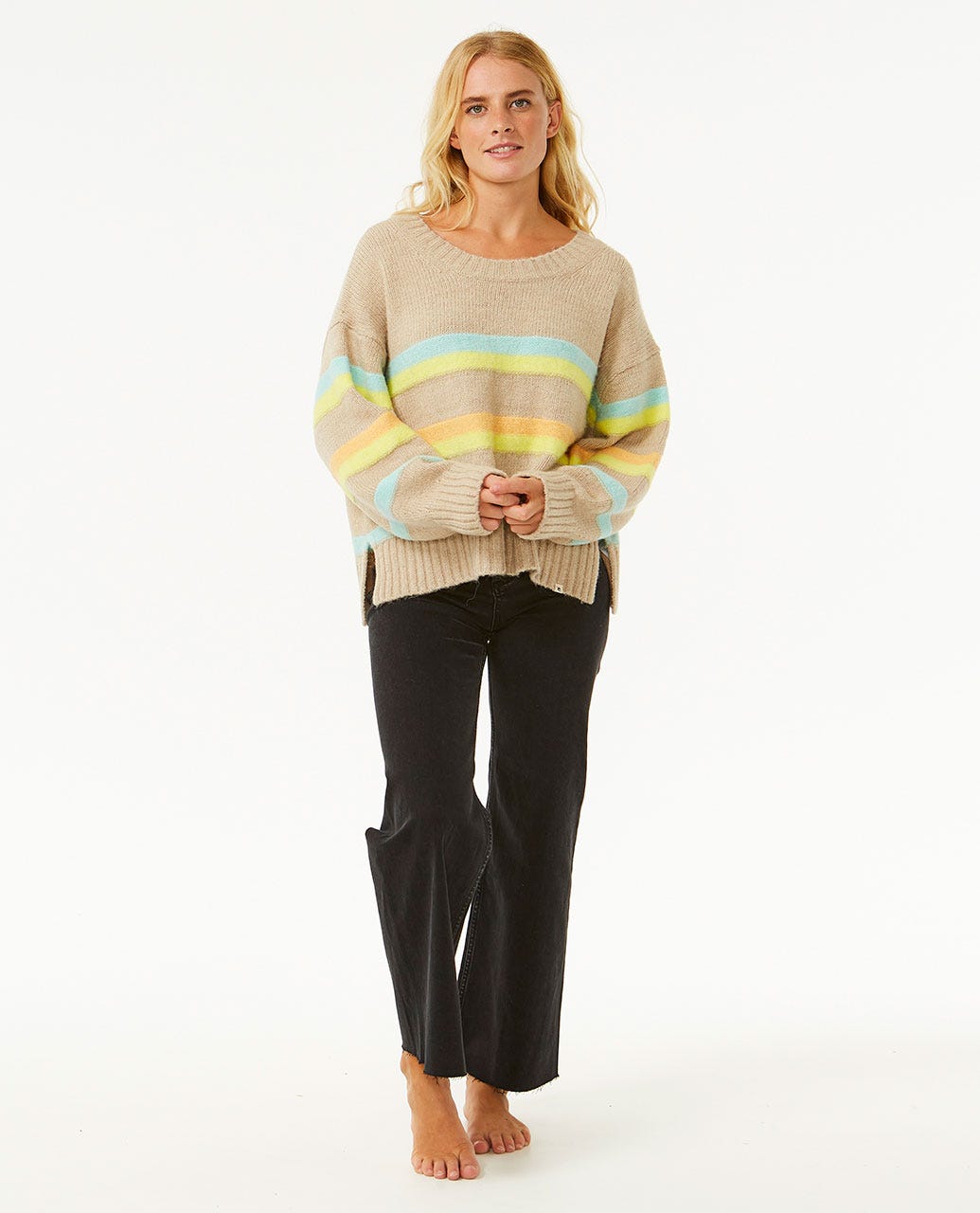 Sea Of Dreams Striped Sweater