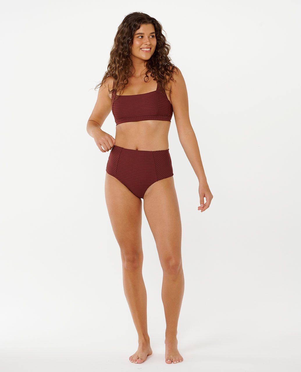 Premium Surf High Waist Good Coverage Bikini Bottoms