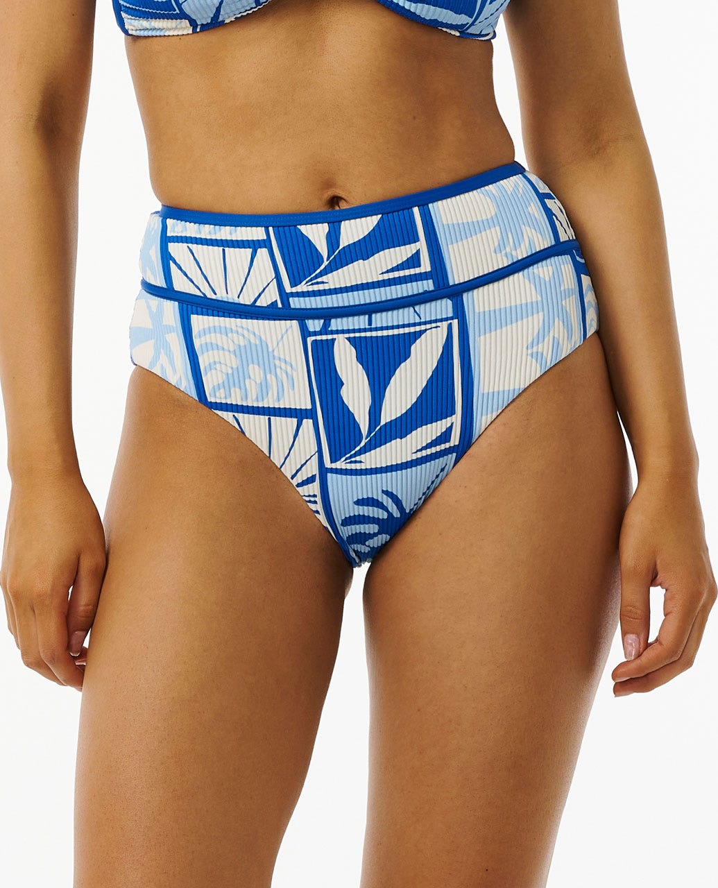 Santorini Sun Hi Waisted Good Coverage Bikini Bottom