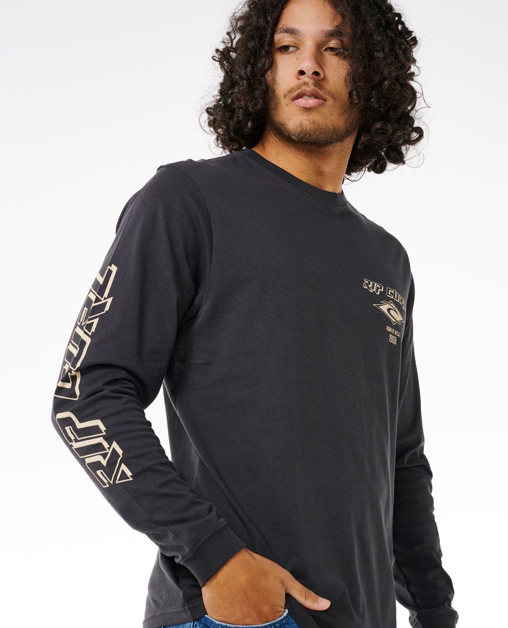 Fade Out Icon Long Sleeve Tee