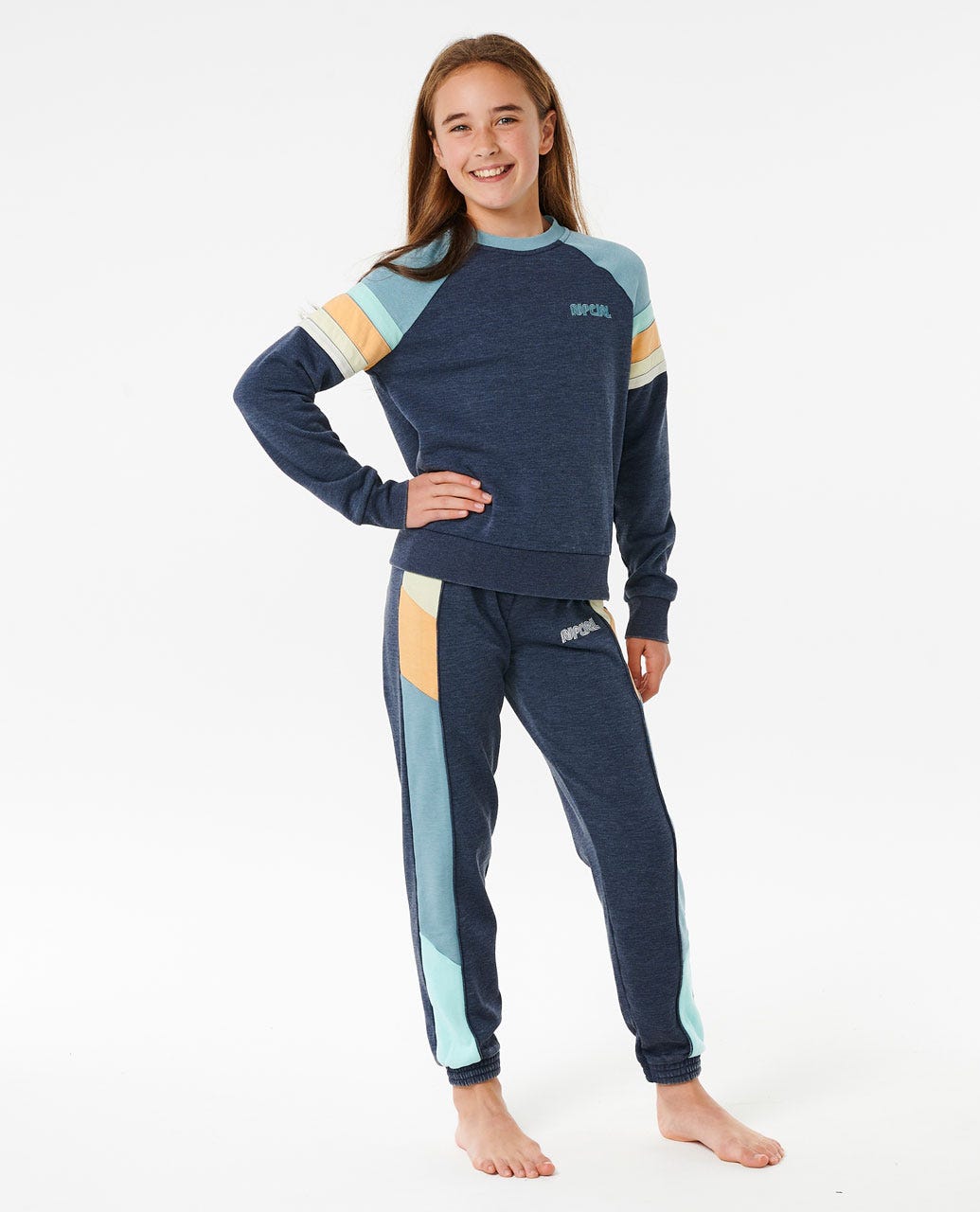 Surf Revival Raglan Crew - Girl (8-14 years)