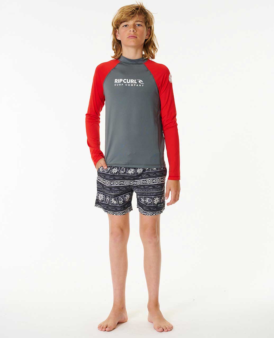 Shock UV Long Sleeve Rash Vest - Boys (8-16 years)
