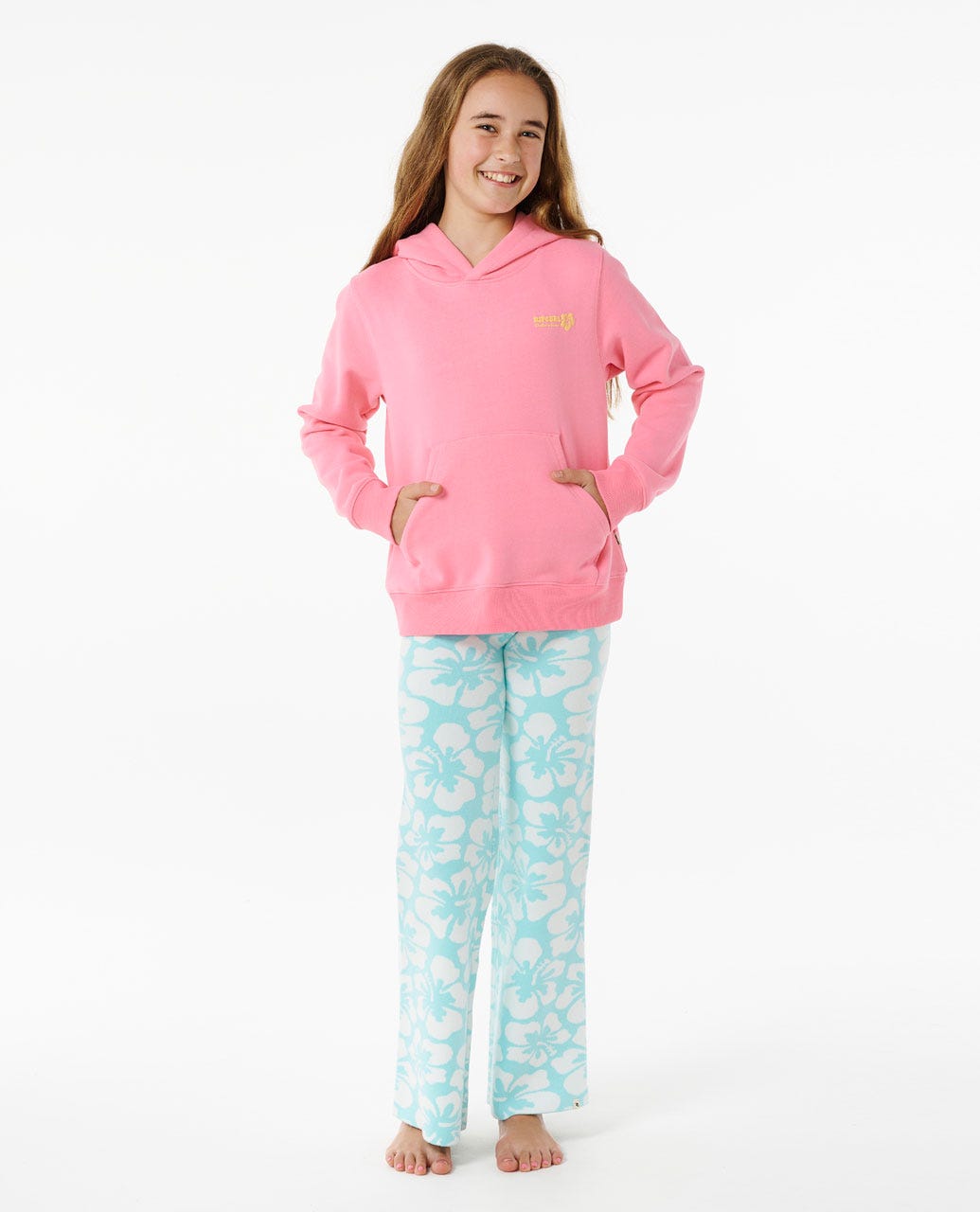 Hibiscus Heat Logo Hood - Girls (8-14 years)