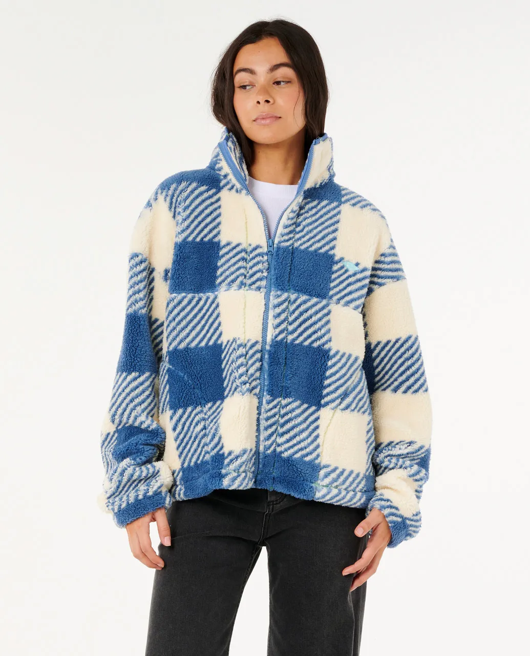 Neon Isles Zip Through Polar Fleece