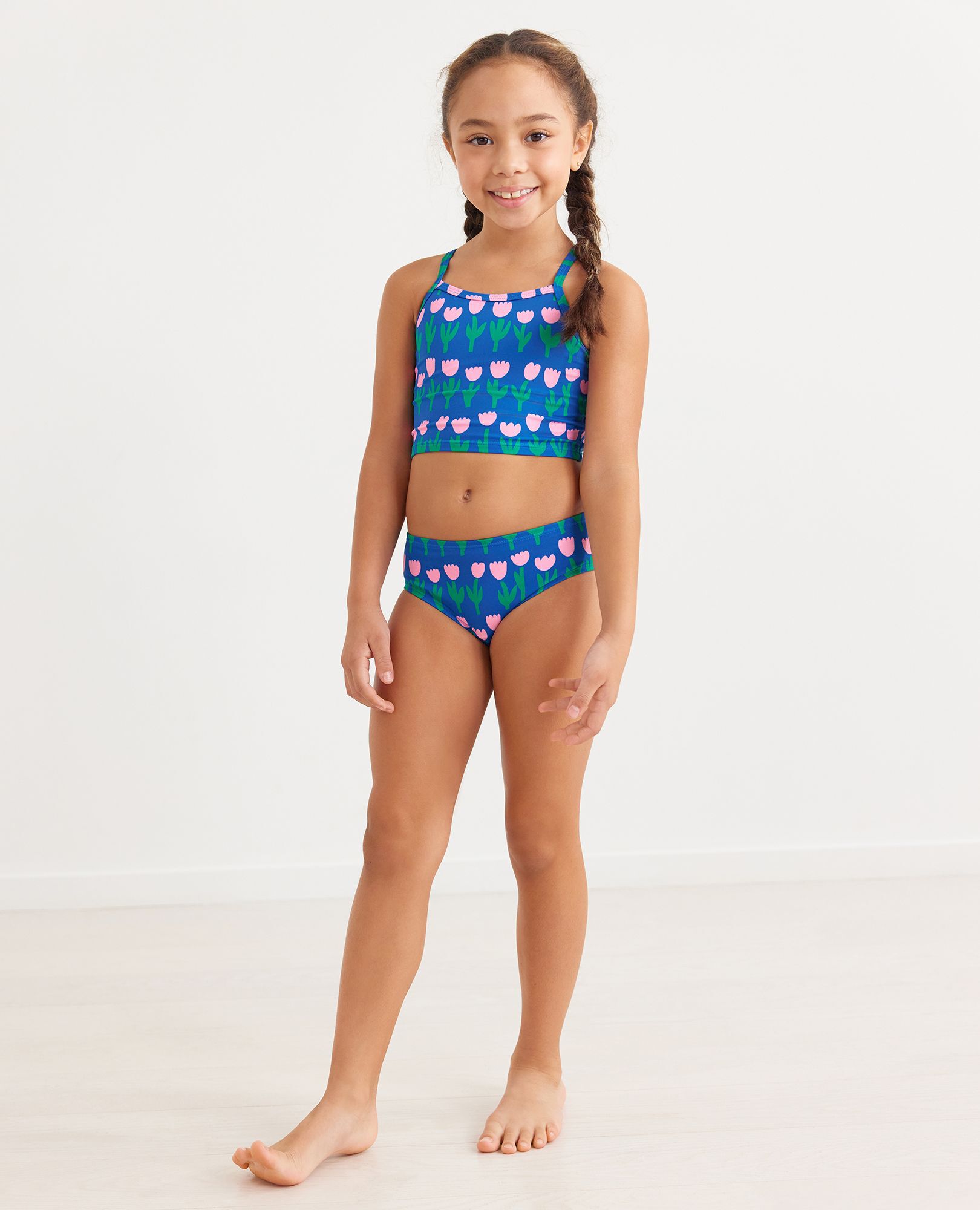 Sunblock Print Tankini Set