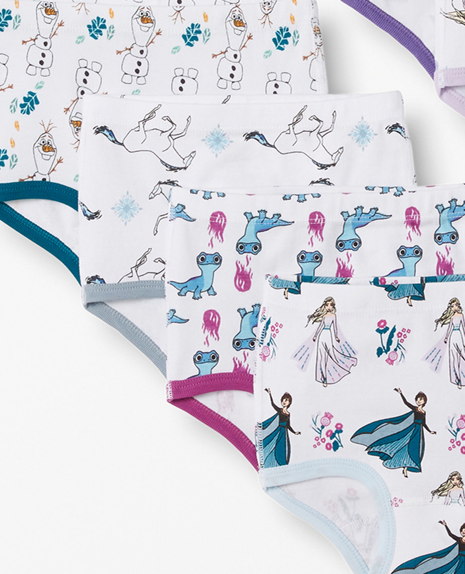 Disney Frozen 2 Classic Underwear In Organic Cotton 7 Pack