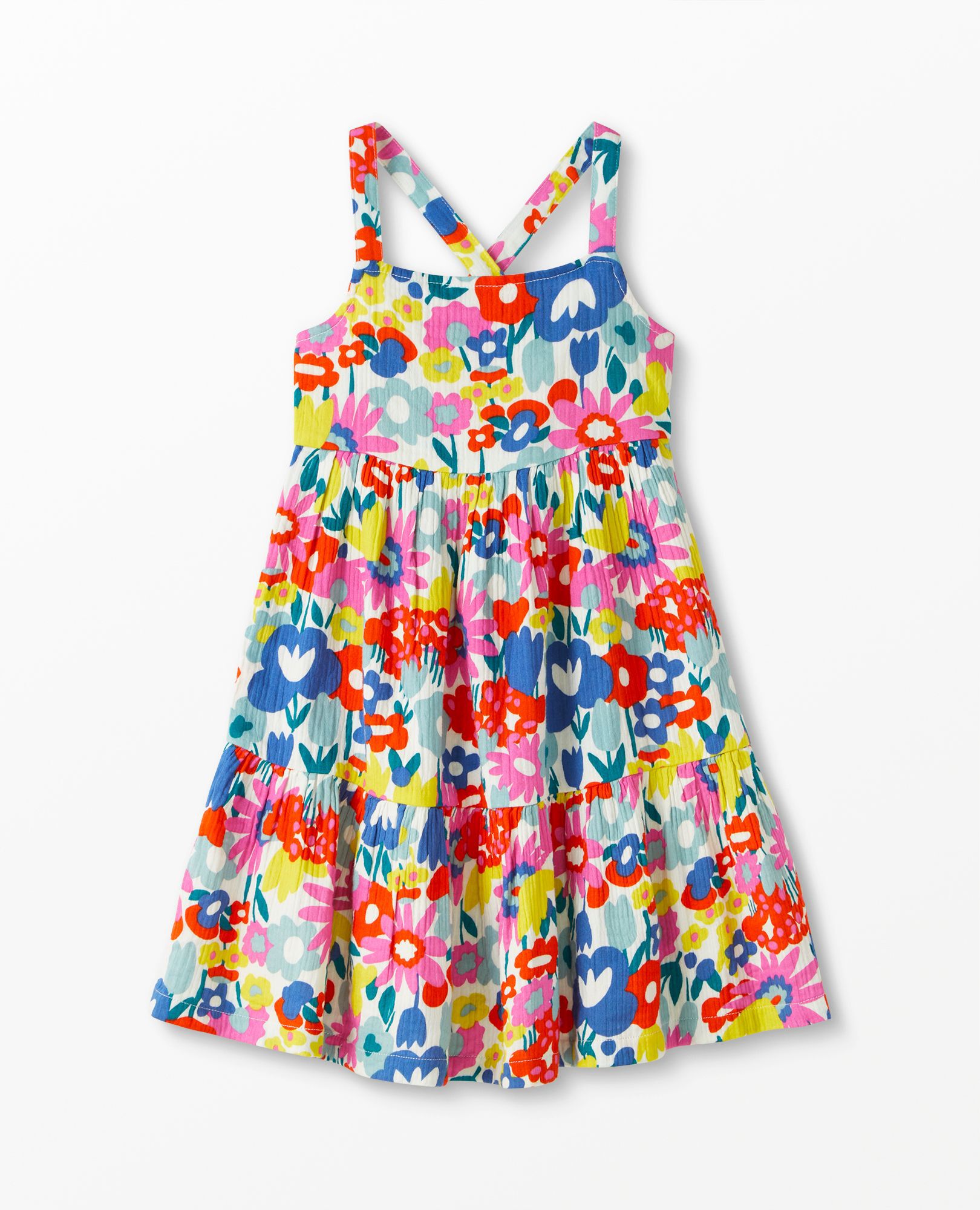 Print Muslin Twirl Dress