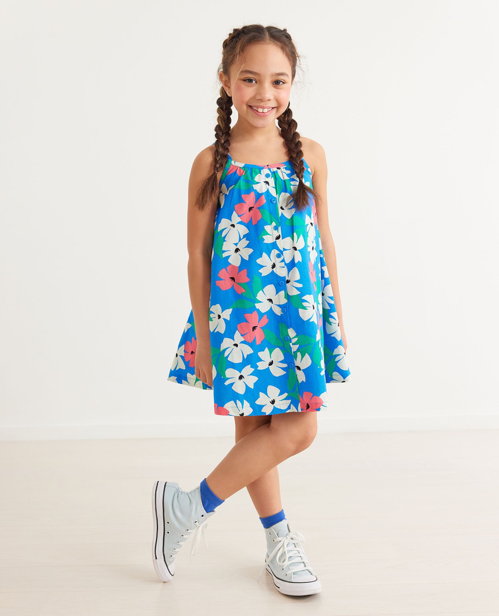 Print Woven Summer Dress