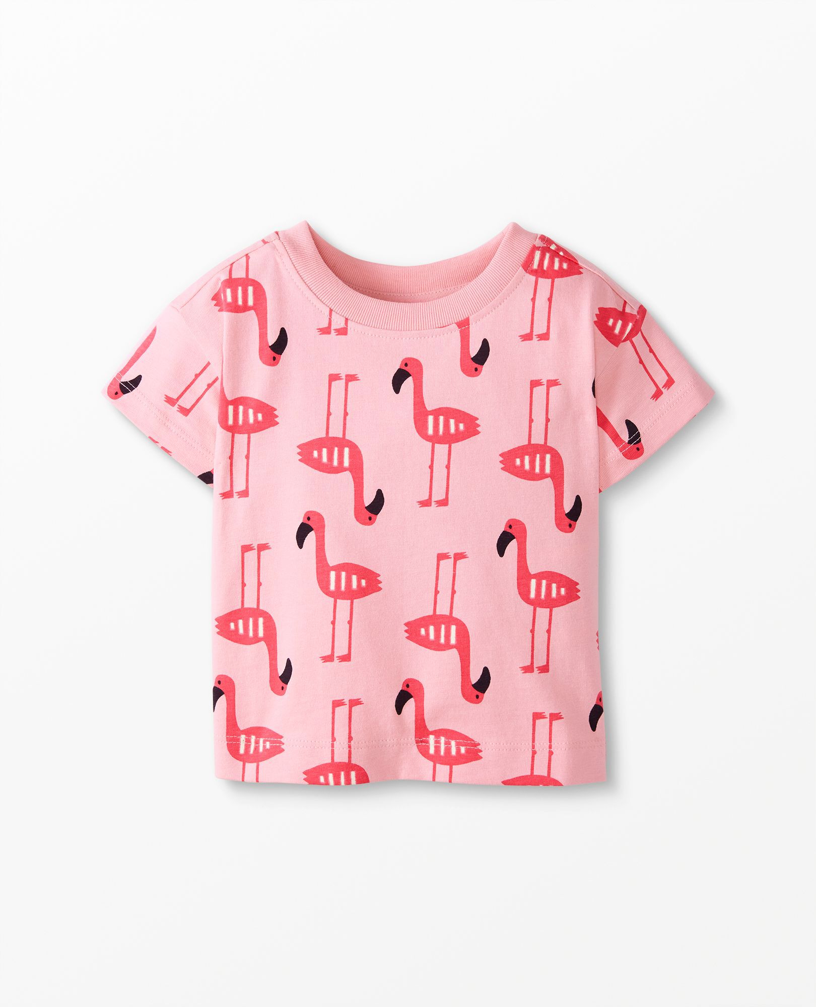 Baby Print Tee In Cotton Jersey