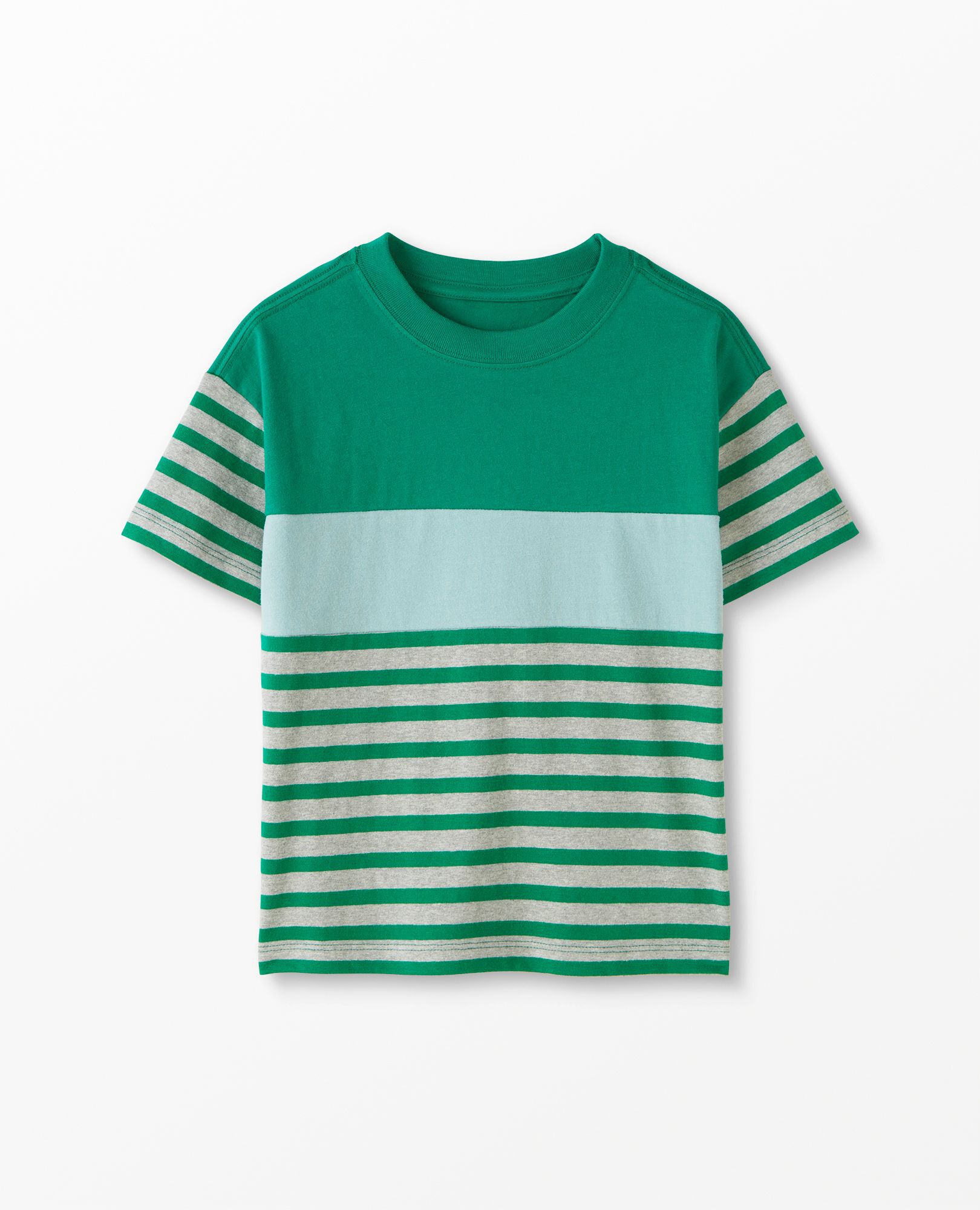 Colorblock Mixed Tee