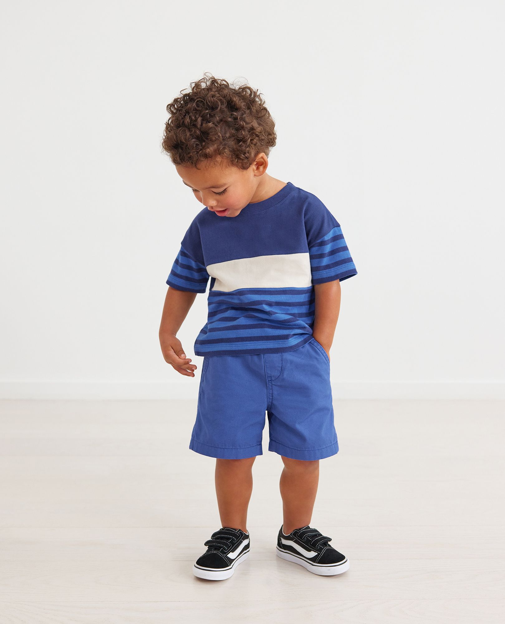 Colorblock Mixed Tee