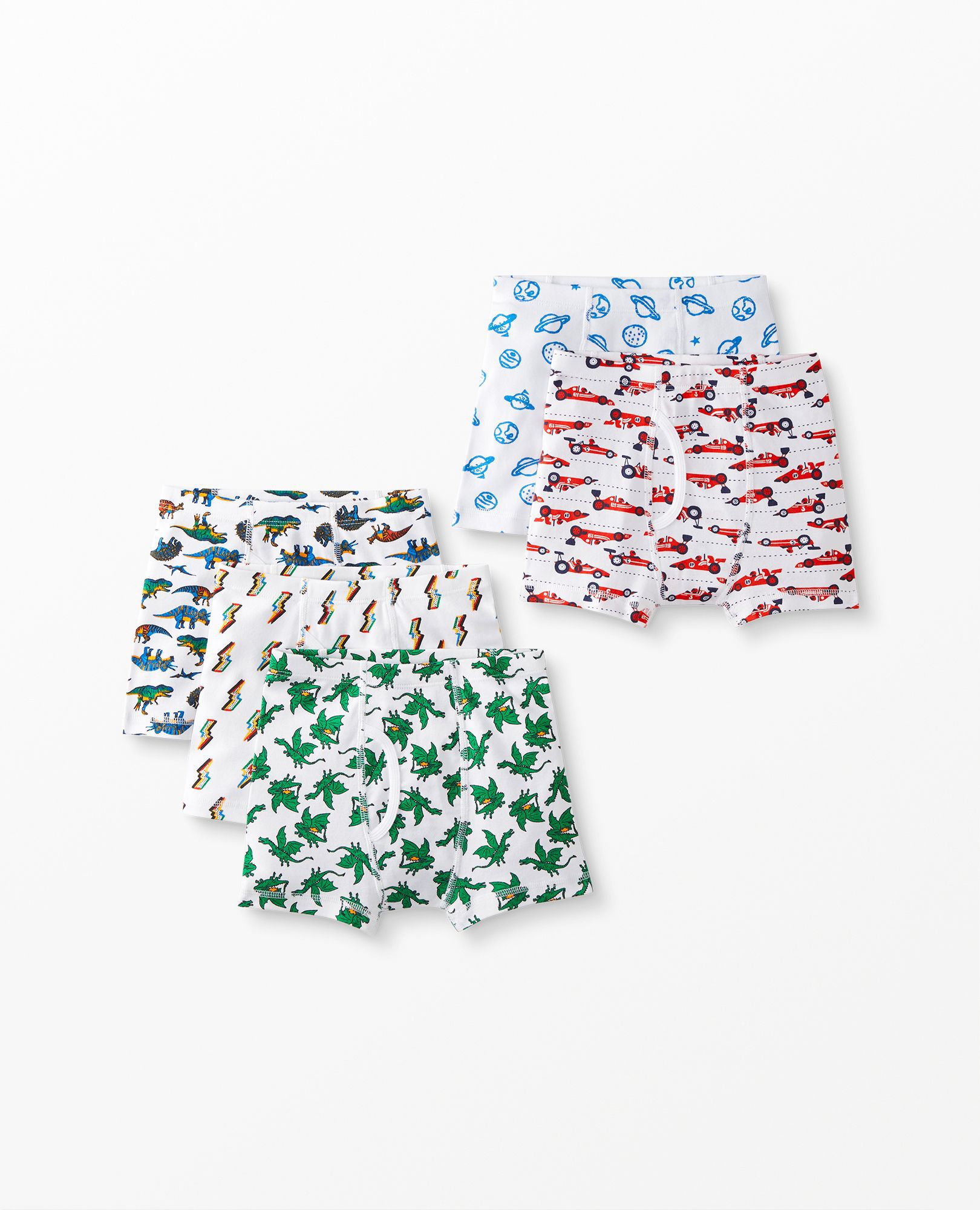 Boxer Briefs In Organic Cotton 5-Pack
