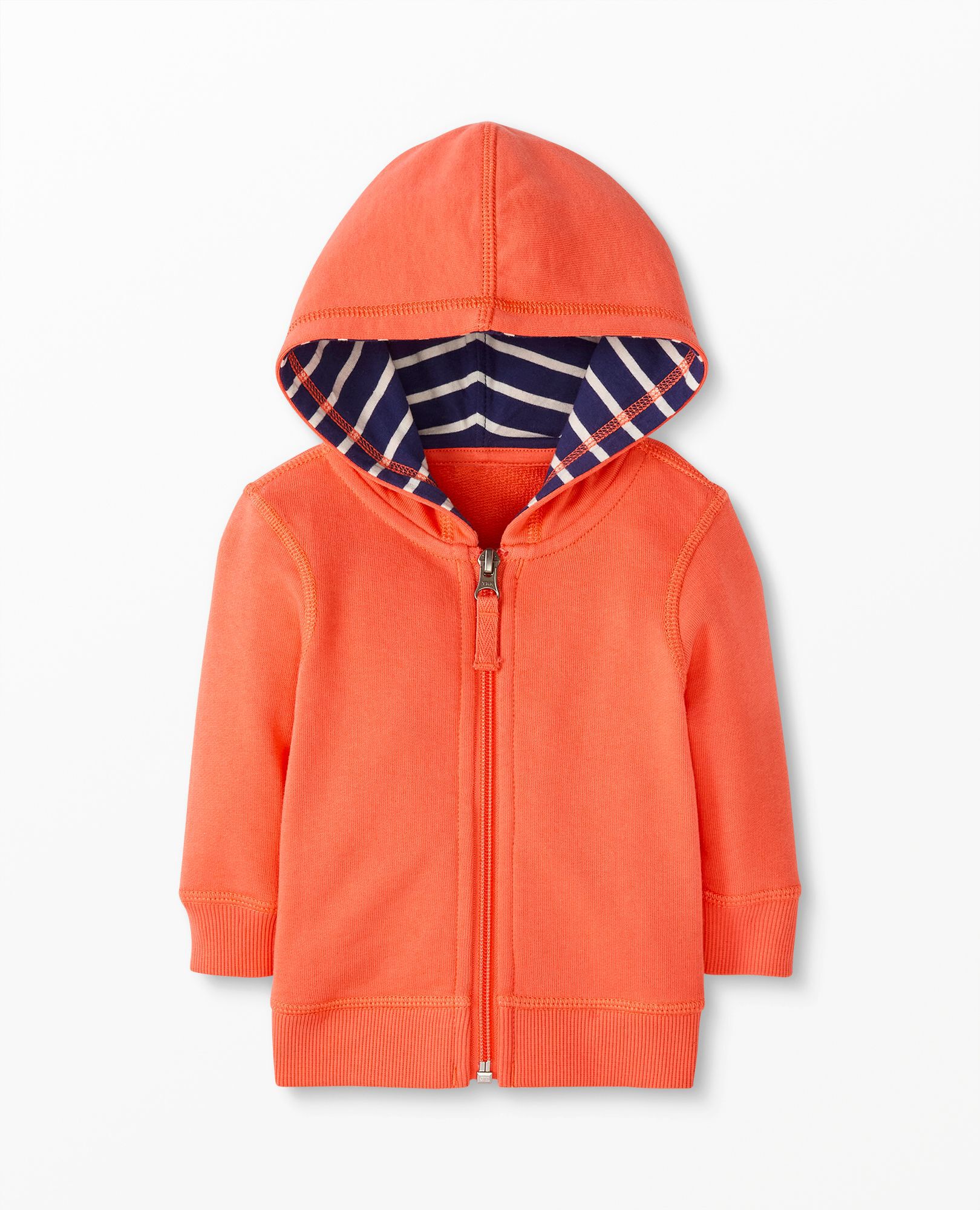 Baby Zip Up Hoodie In French Terry