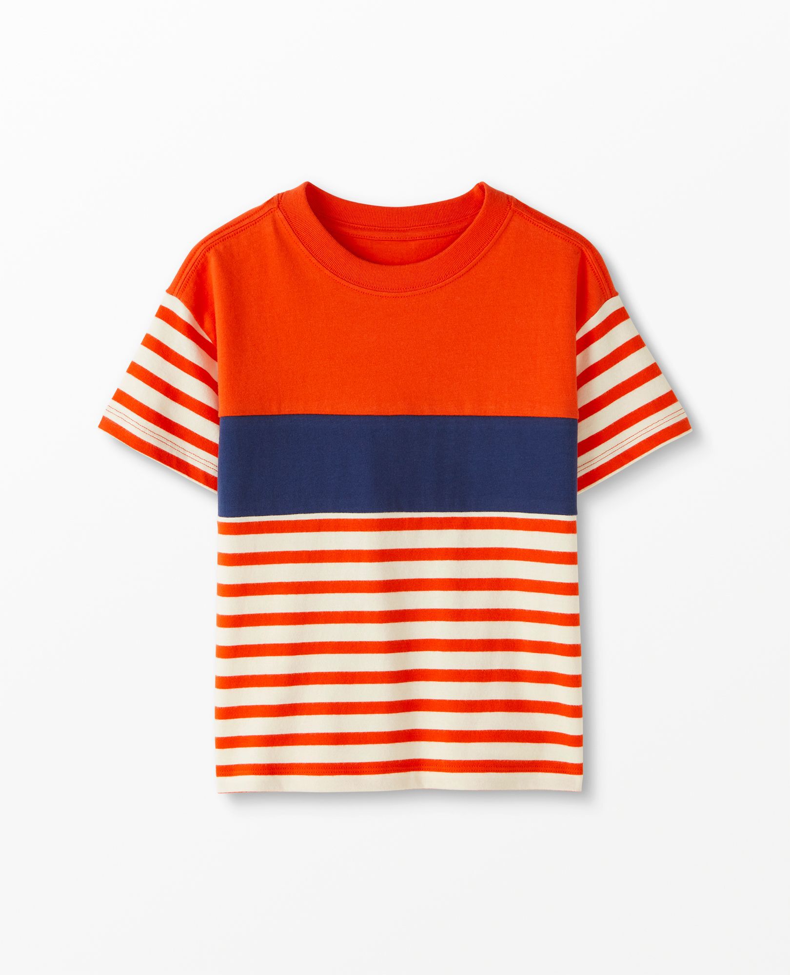 Colorblock Mixed Tee