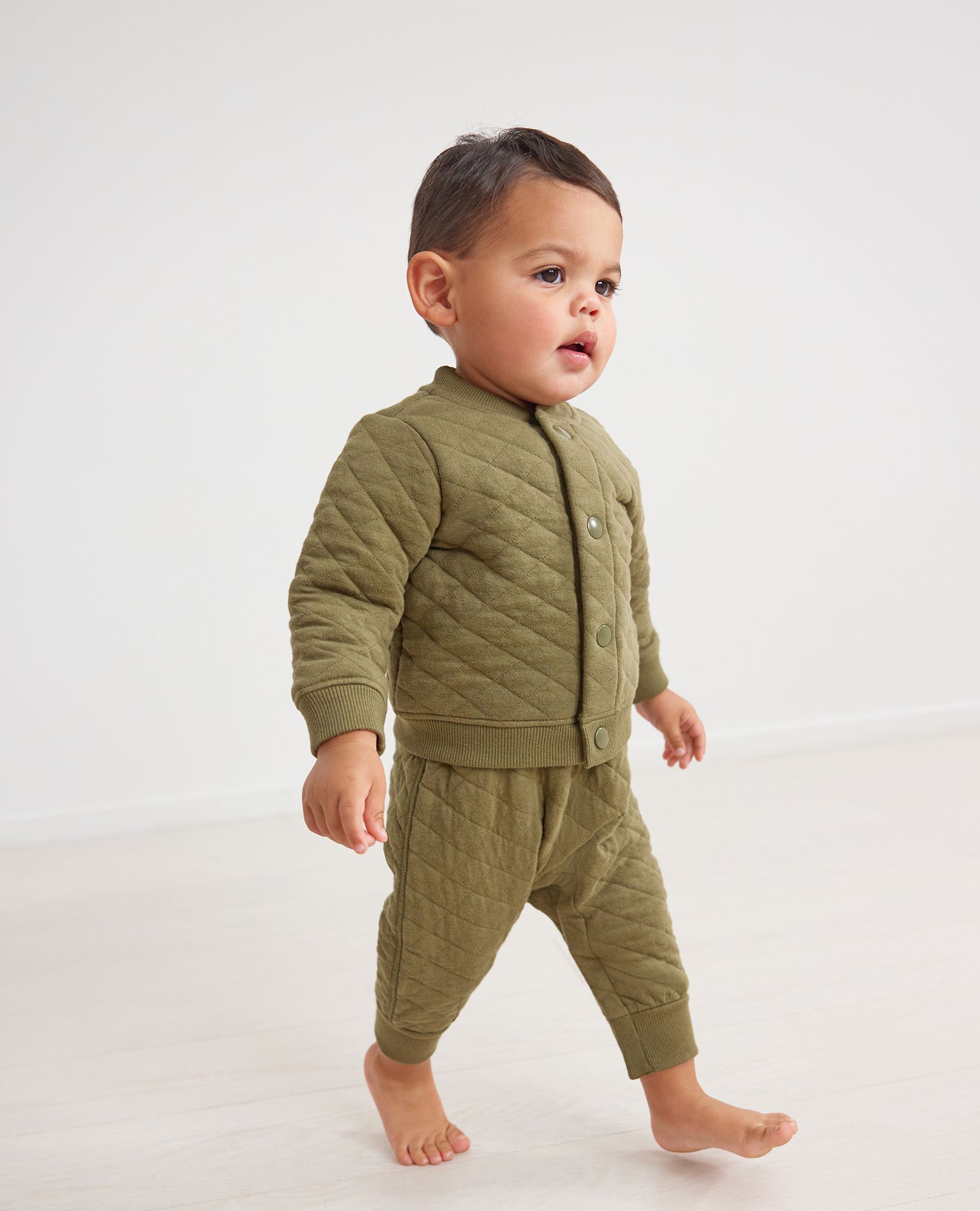 Baby Quilted Bomber Jacket