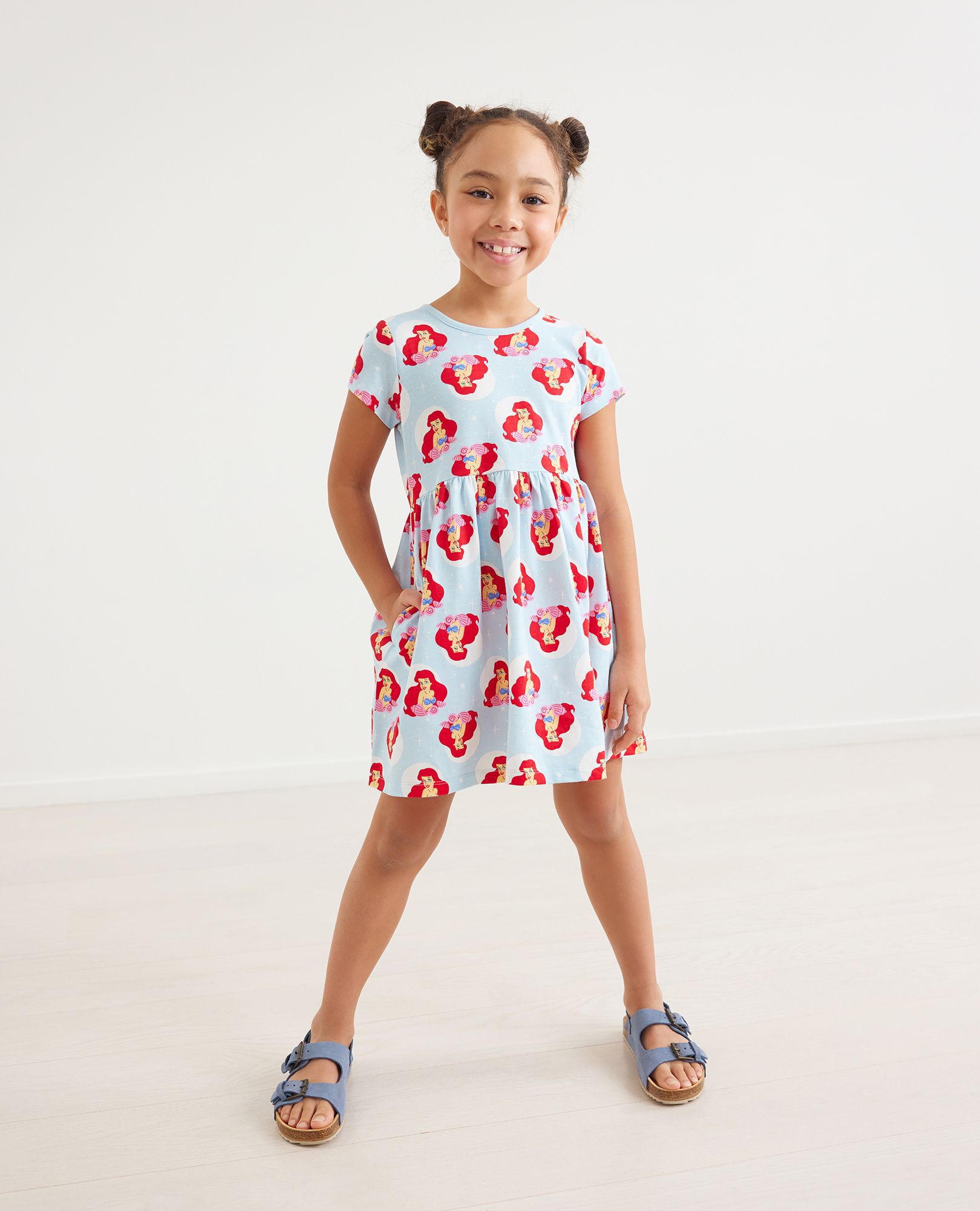 Disney Princess Print Knit Dress