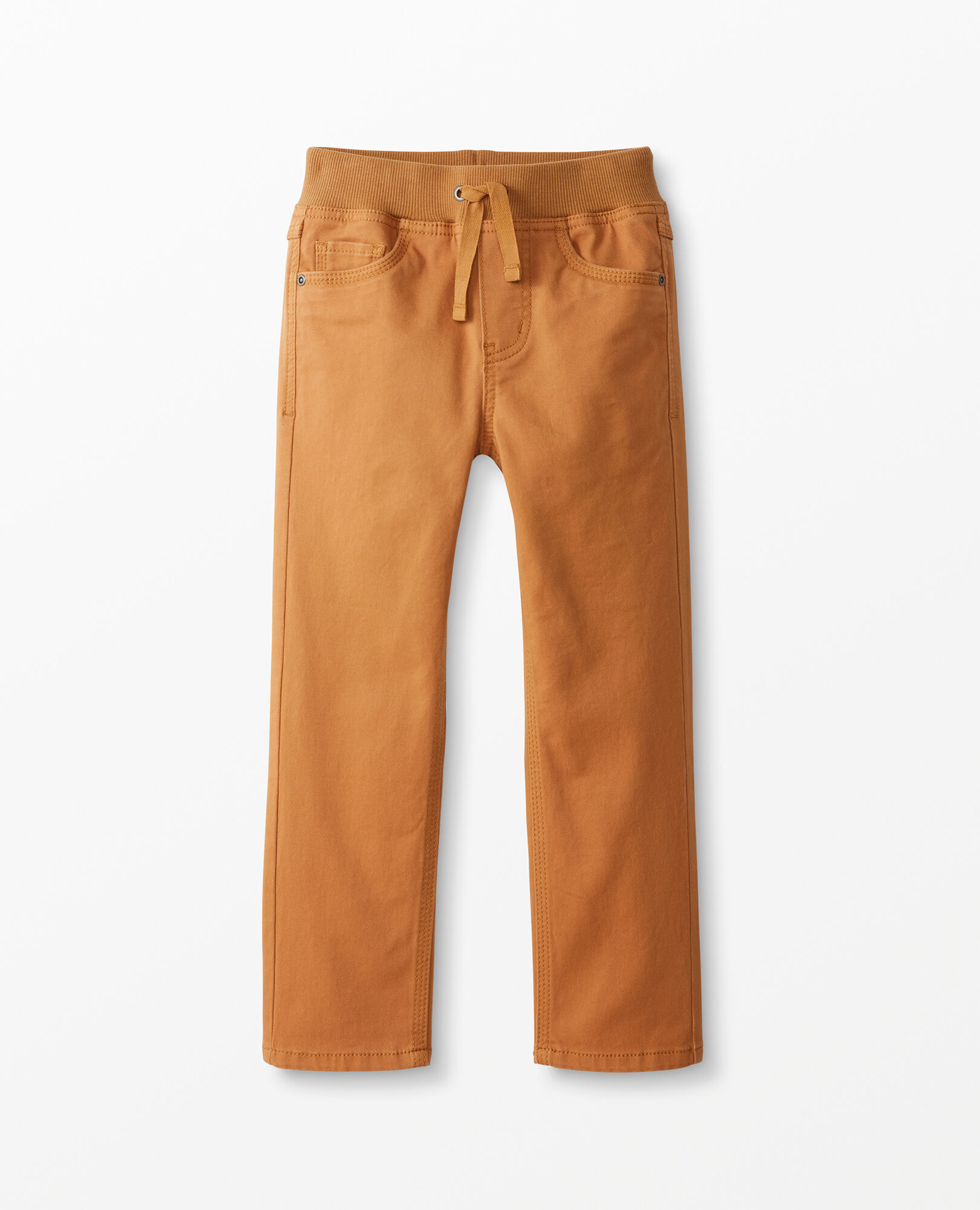 Pull-On Slim Pants In Stretch Twill