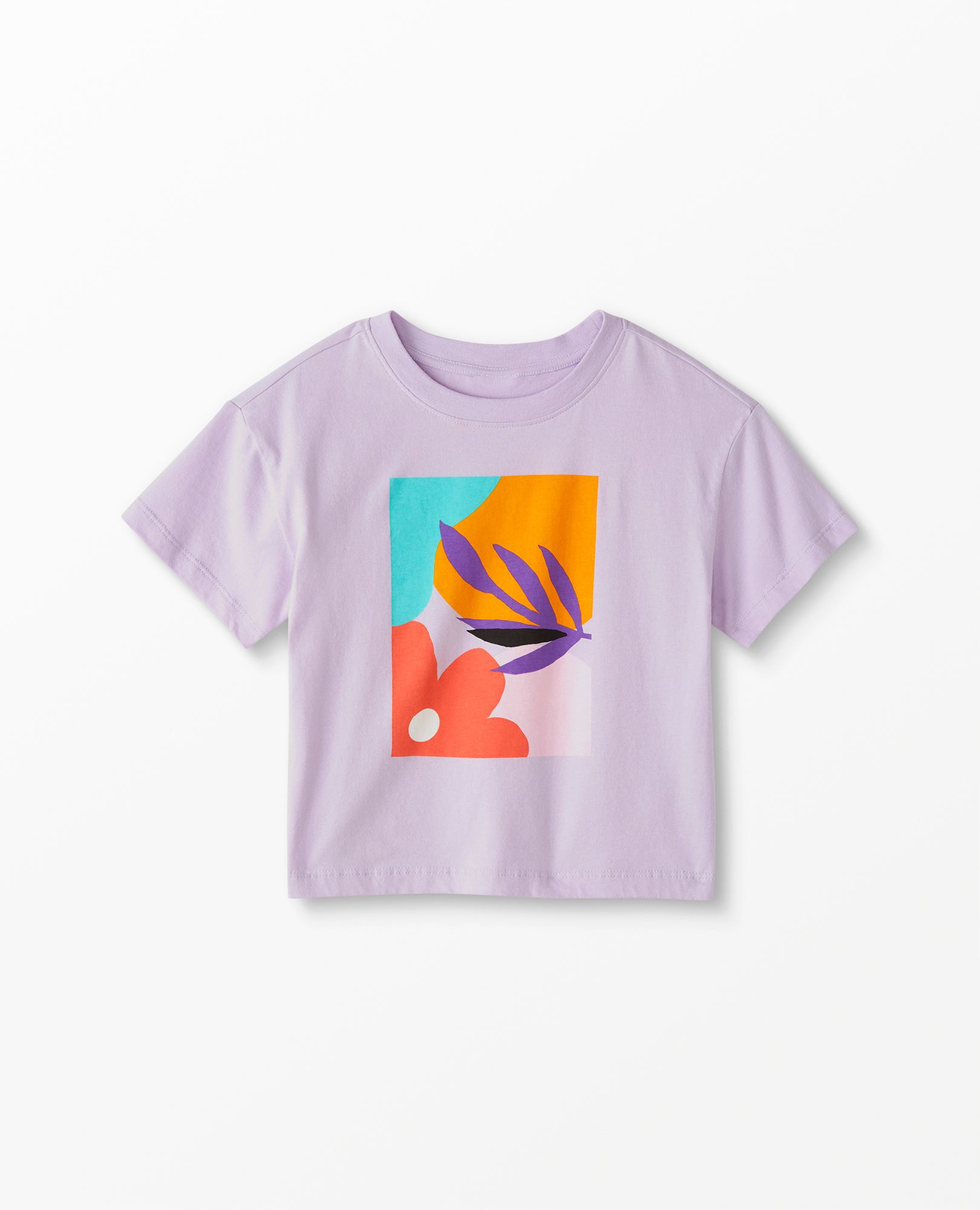 Boxy Drop Shoulder Graphic Tee