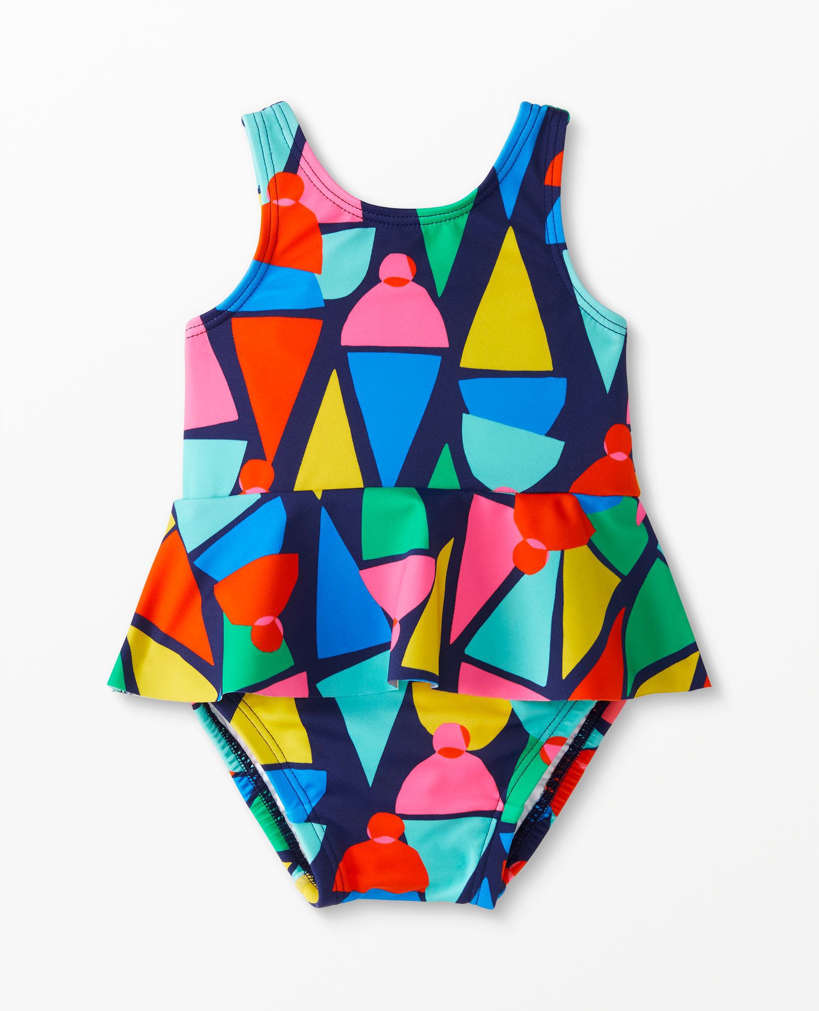 Baby Print Skirted One Piece Swimsuit