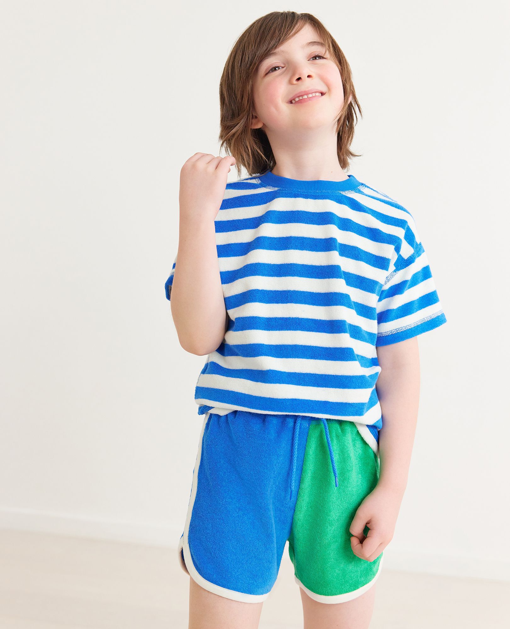 Striped Loop Terry Shirt