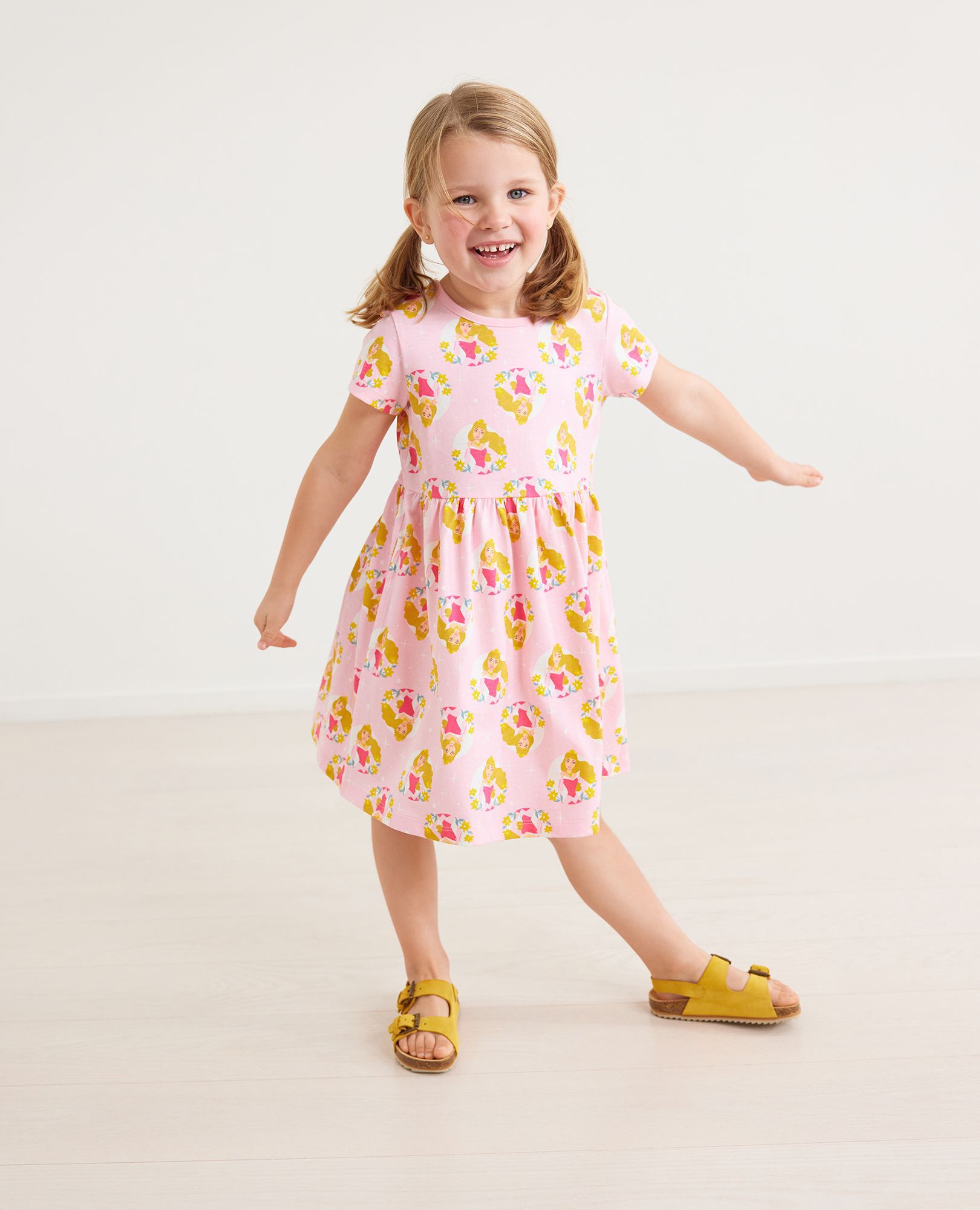 Disney Princess Print Knit Dress