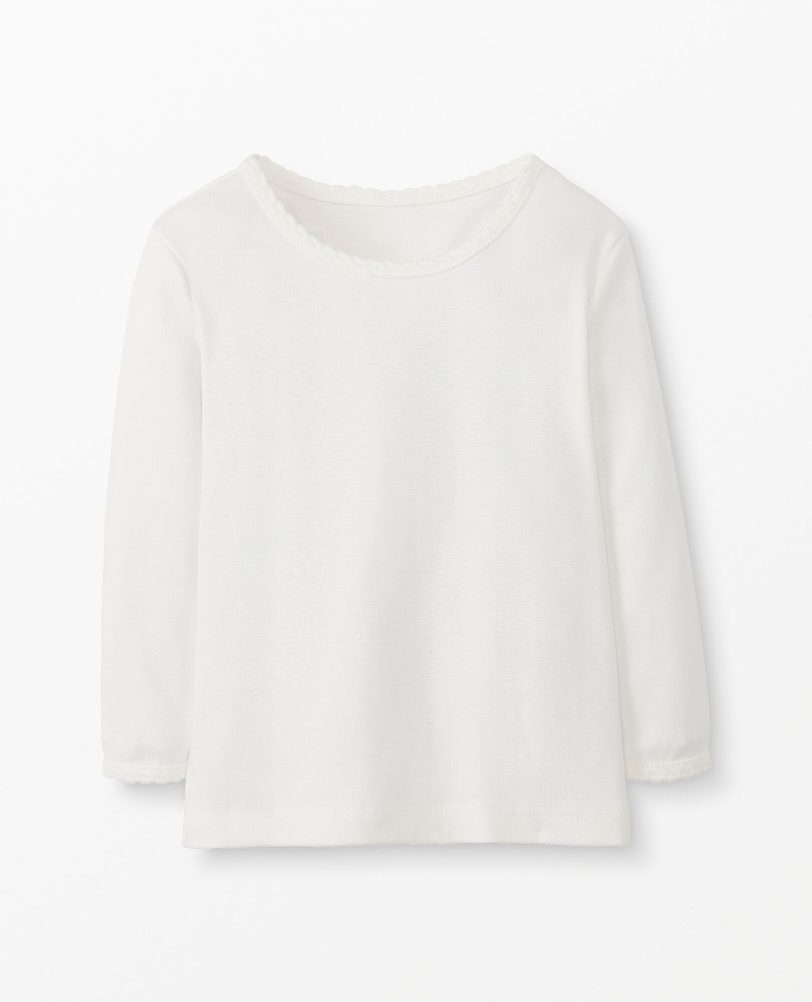 Bright Basics Long Sleeve Tee In Pima Cotton
