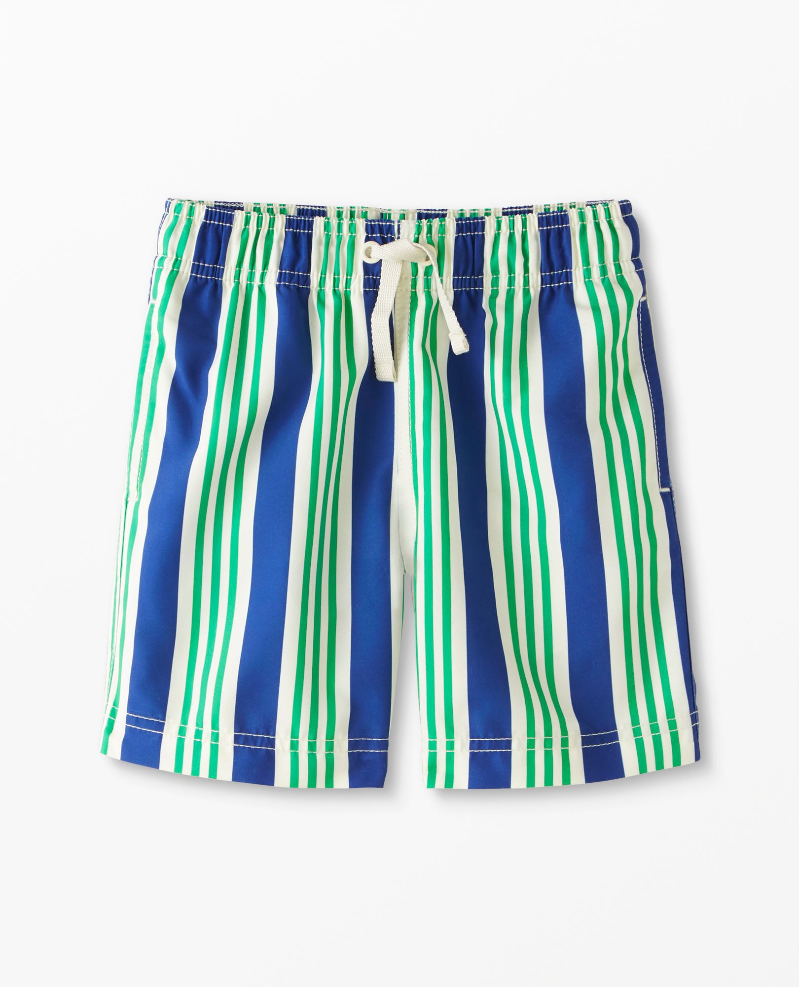 Summer Striped Swim Trunks