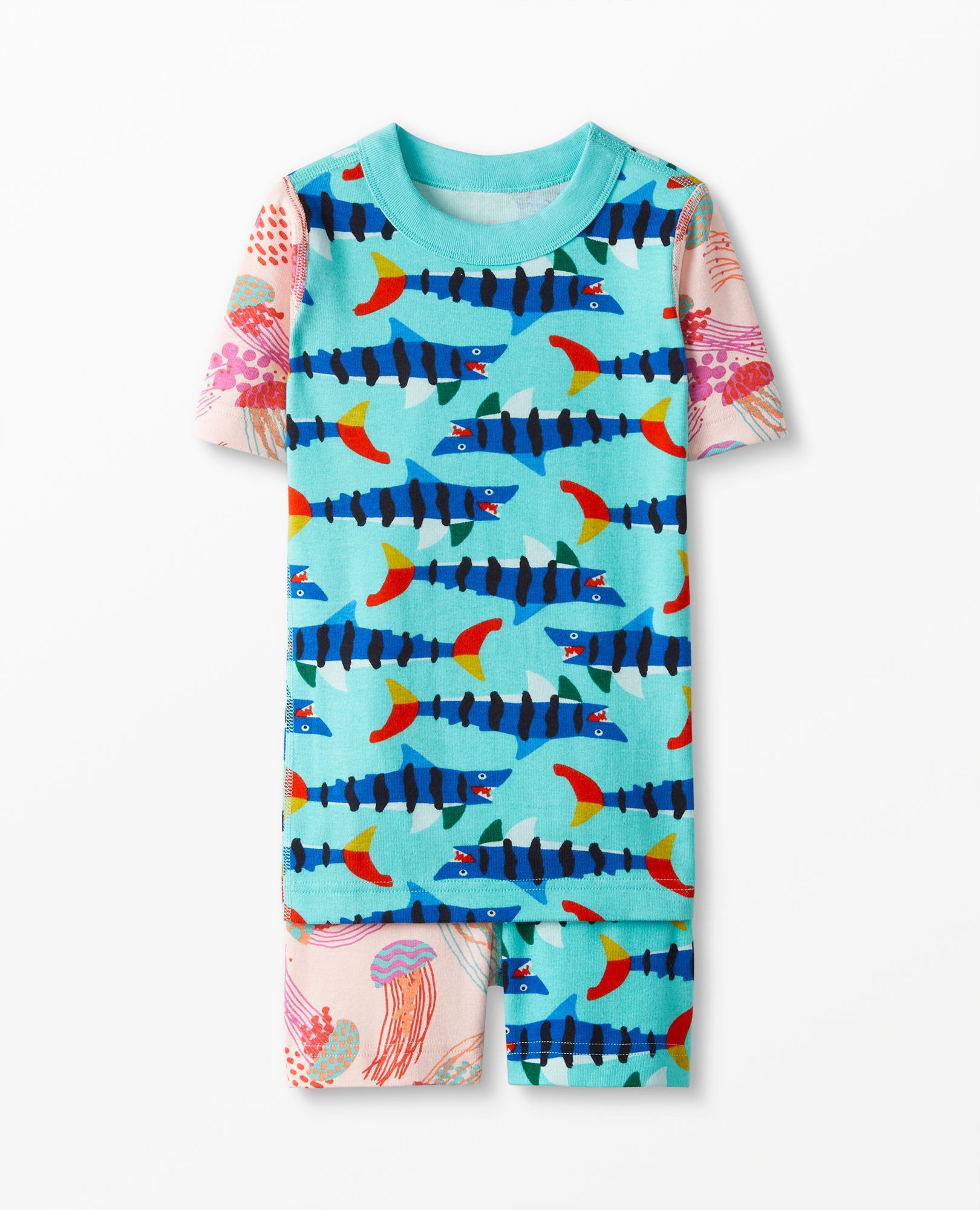 Upcycled Remixed Short John Pajama Set