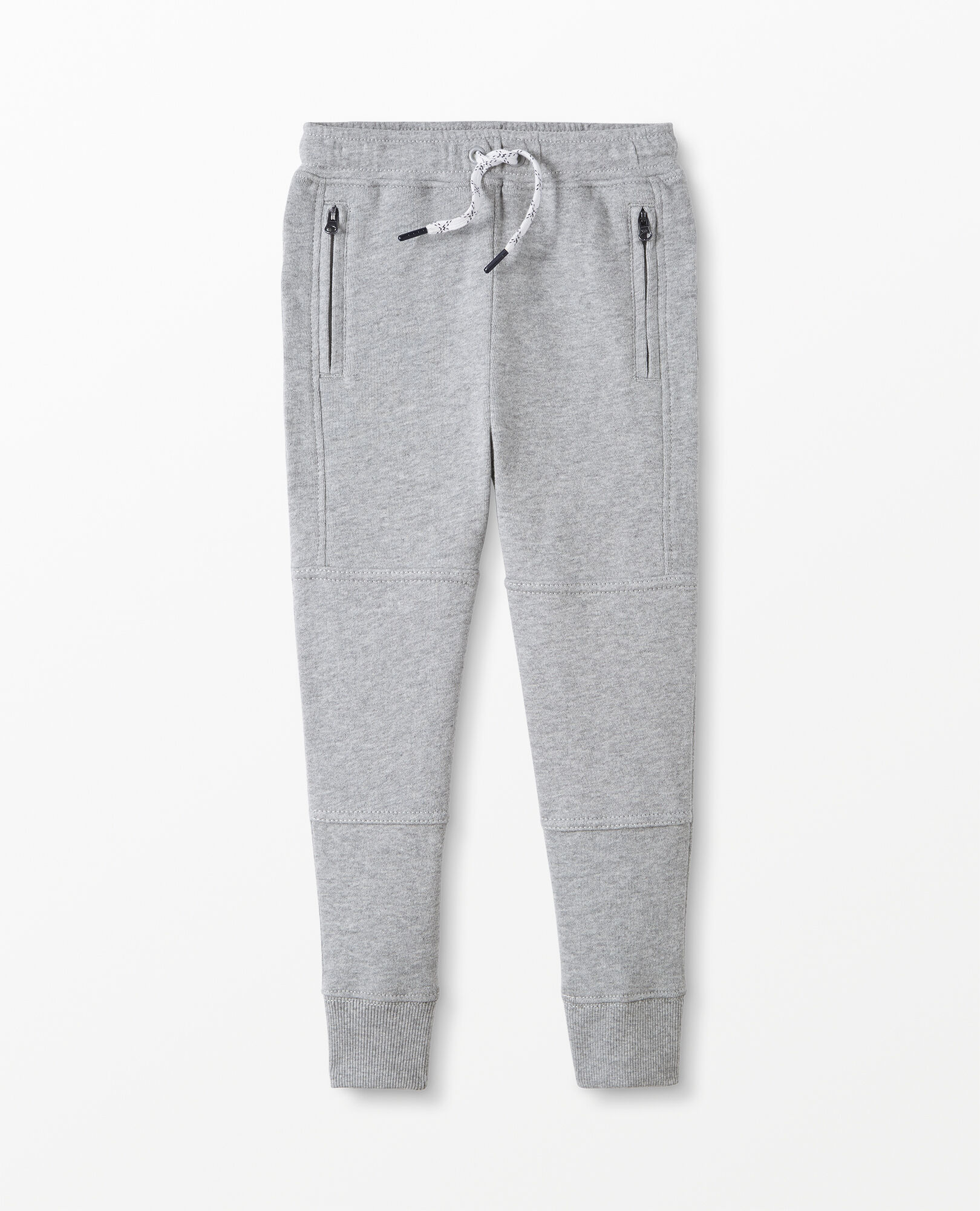 Double Knee Slim Sweatpants In French Terry