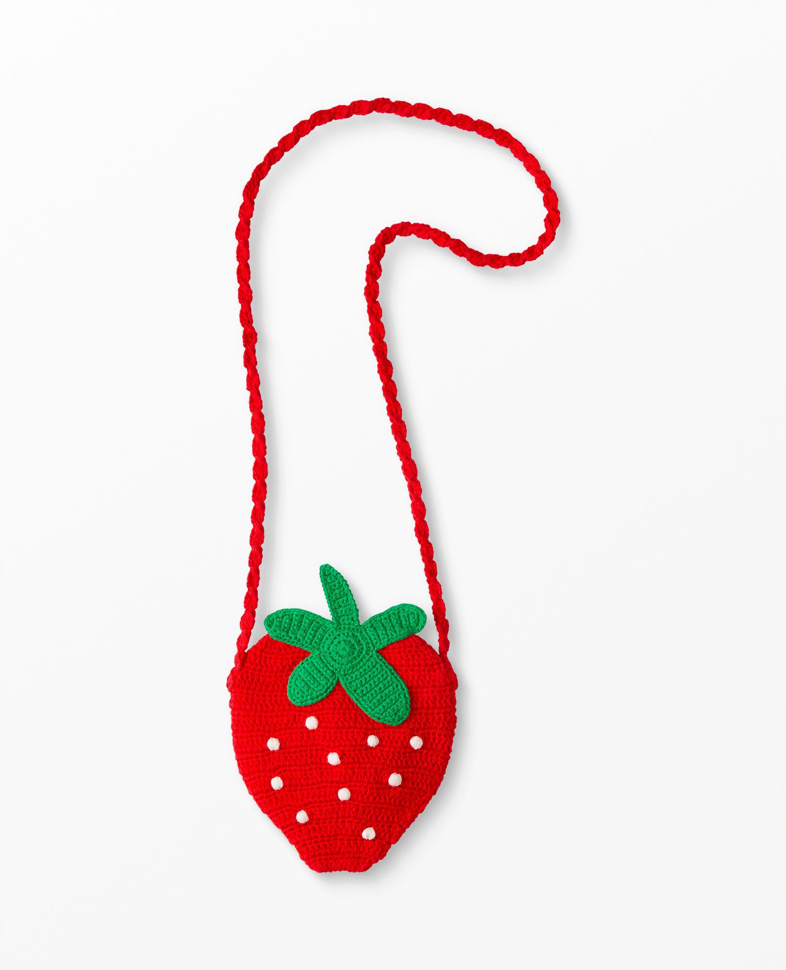 Crochet Strawberry Bag