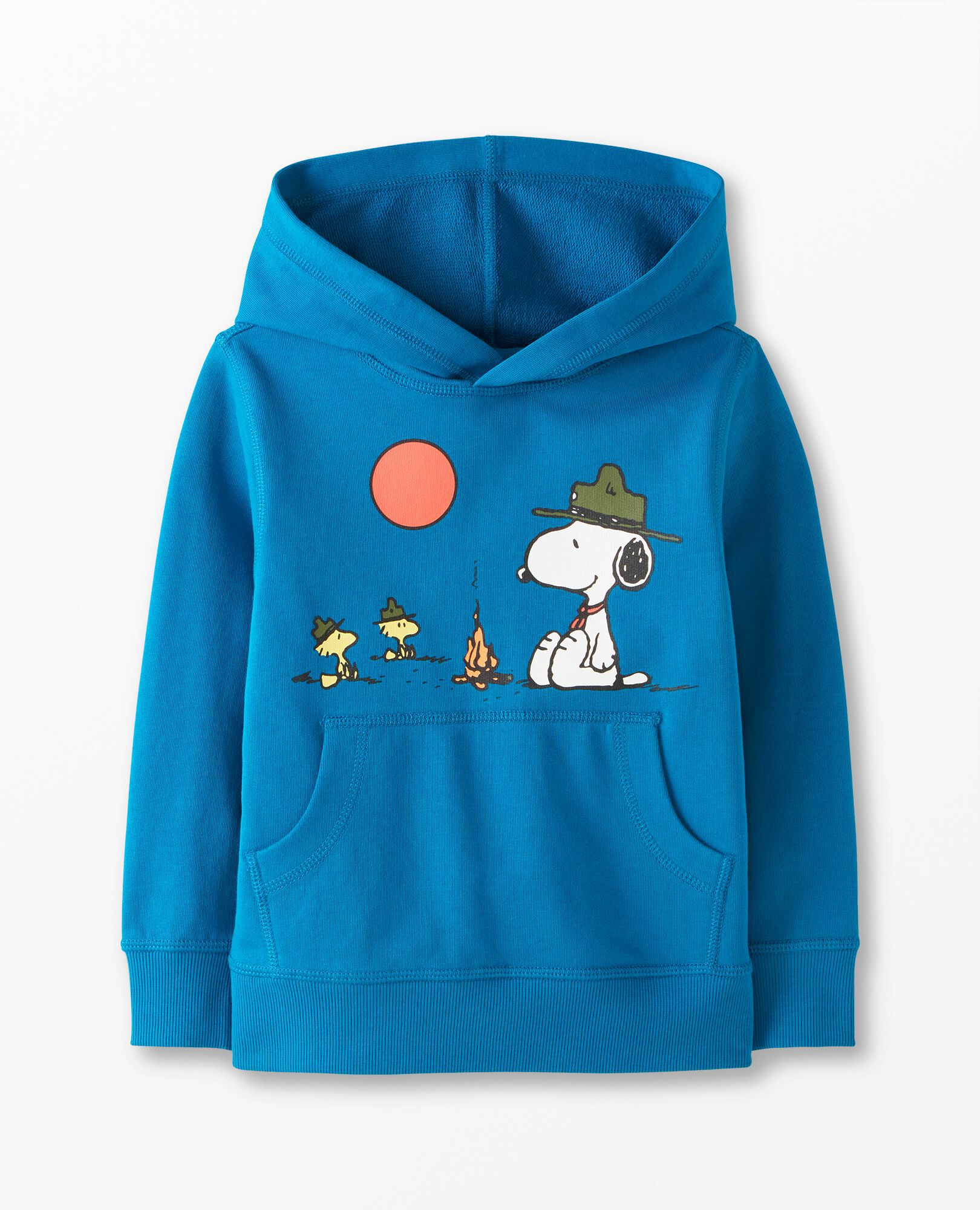 Peanuts Camp Hoodie In French Terry