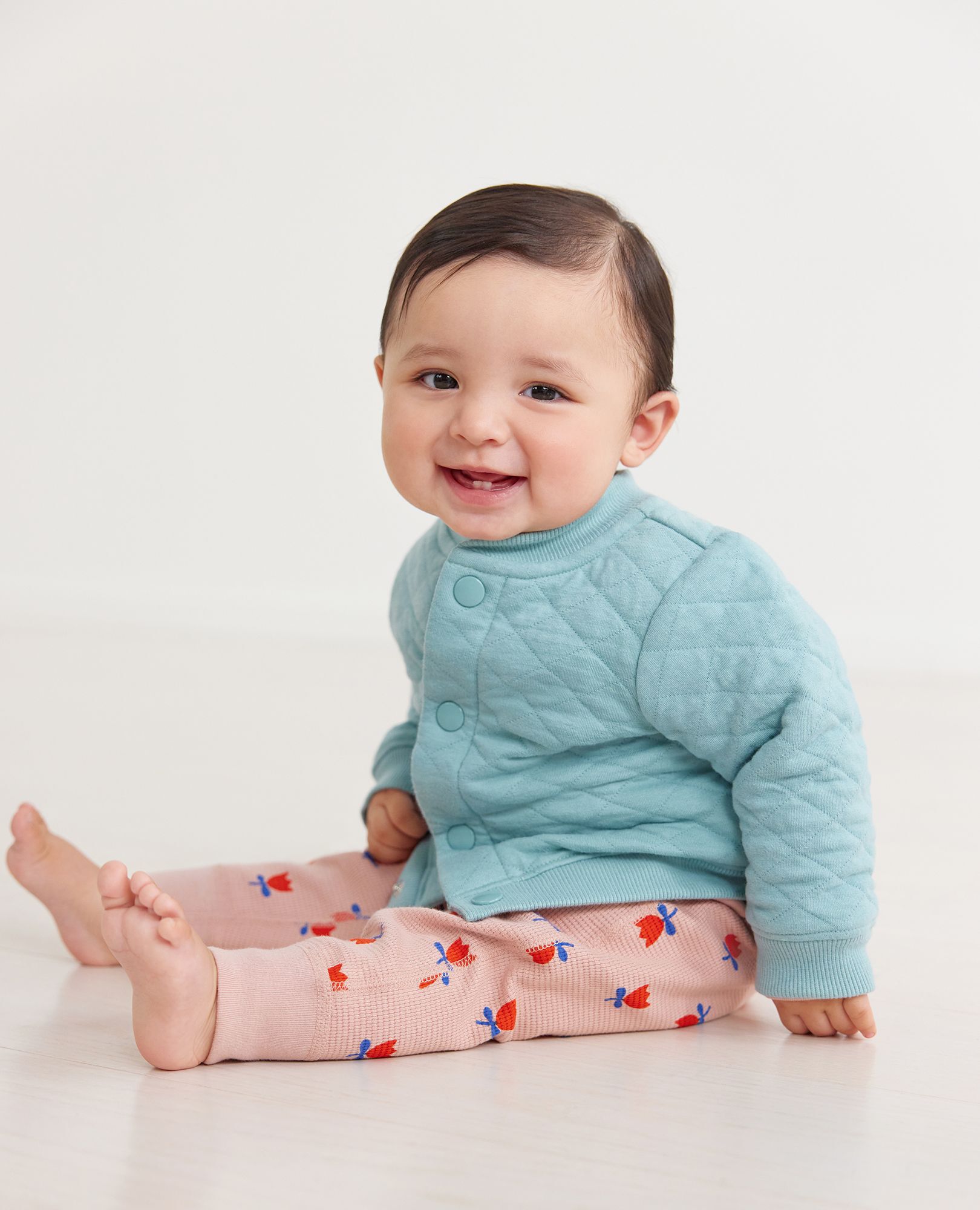 Baby Quilted Bomber Jacket