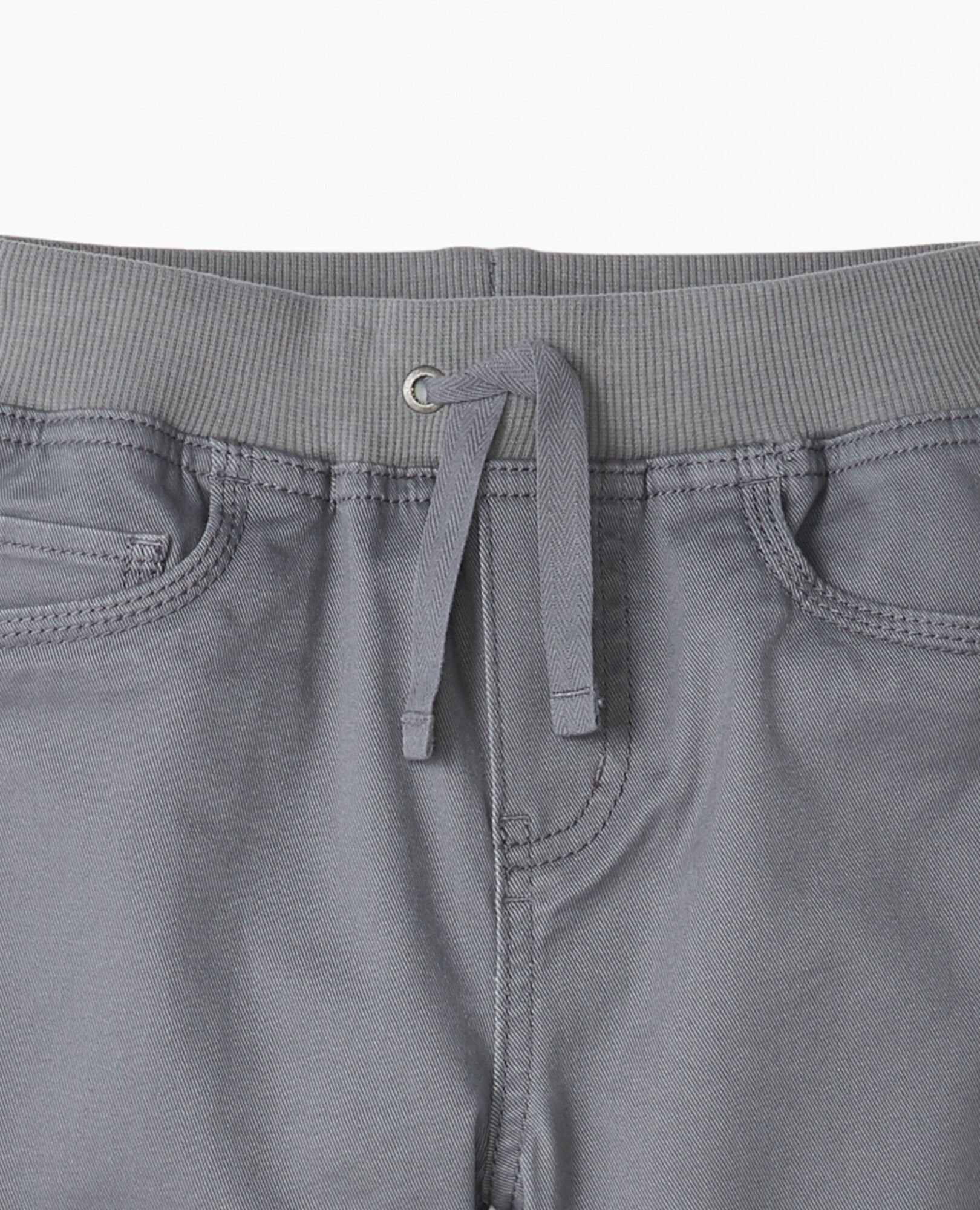 Pull-On Relaxed Pants In Stretch Twill