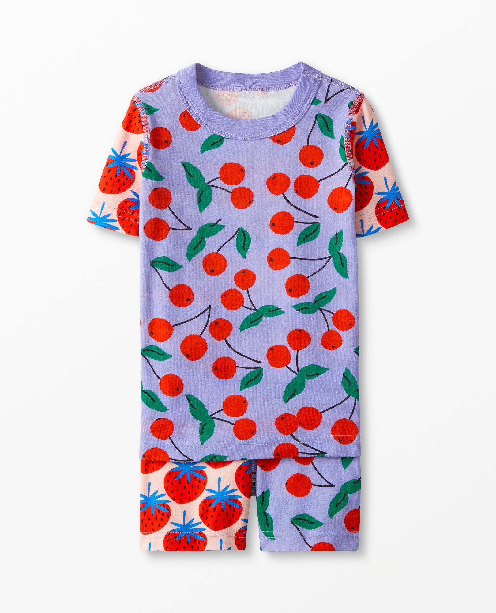Upcycled Remixed Short John Pajama Set