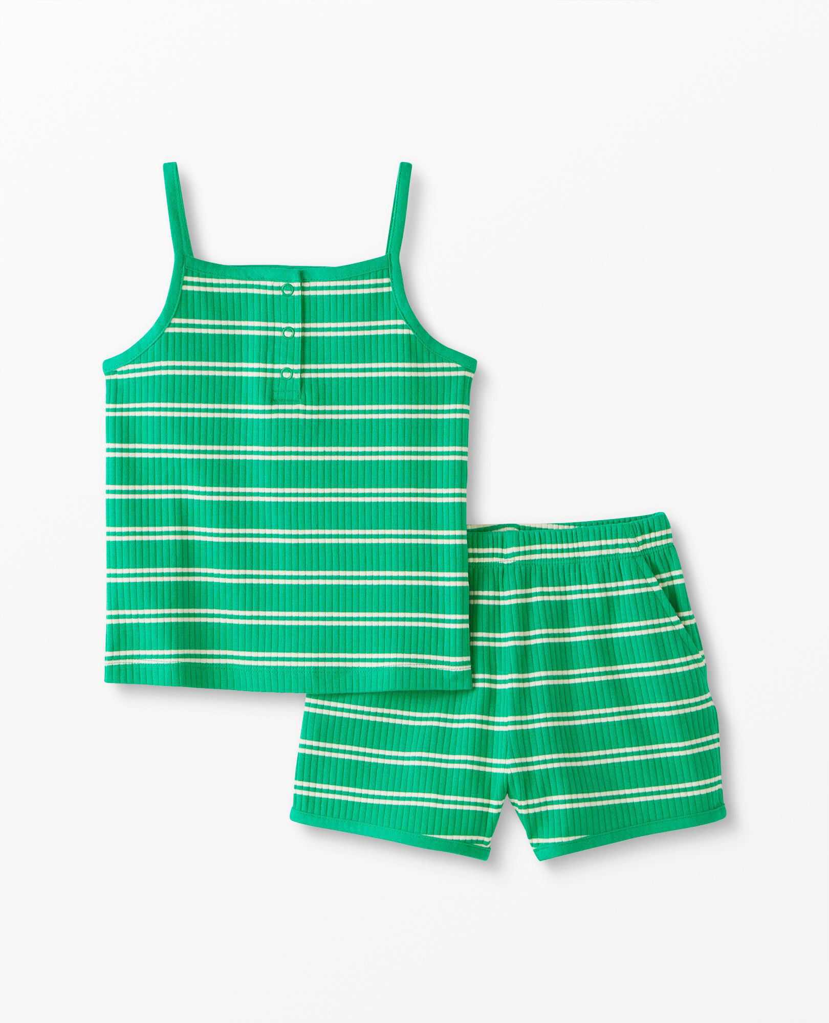 Striped Cami Top & Shorts Set