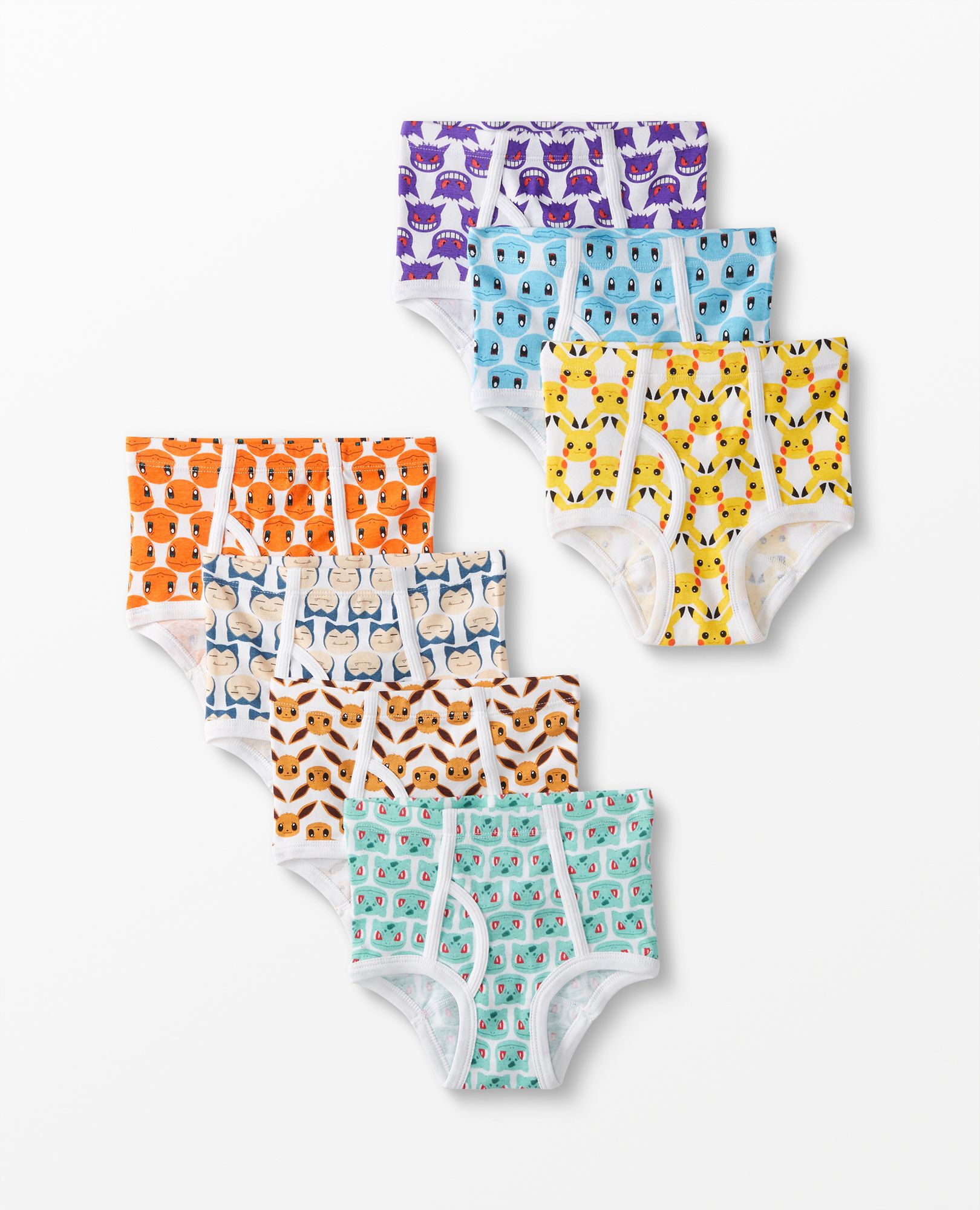 Pokémon Classic Briefs In Organic Cotton 7-Pack